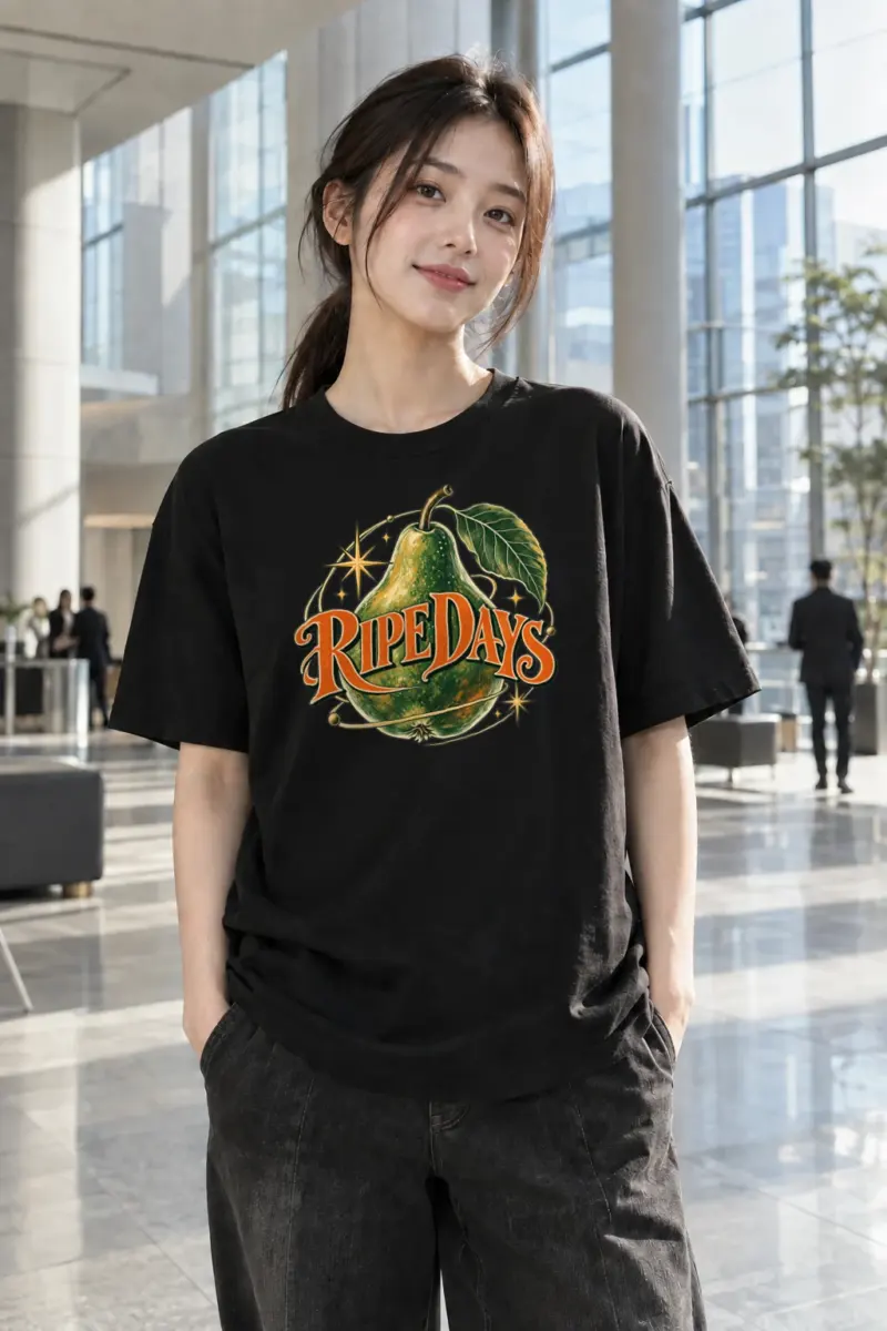 "Ripe Days" Heavyweight Unisex Crewneck T-shirt | Gildan 5000