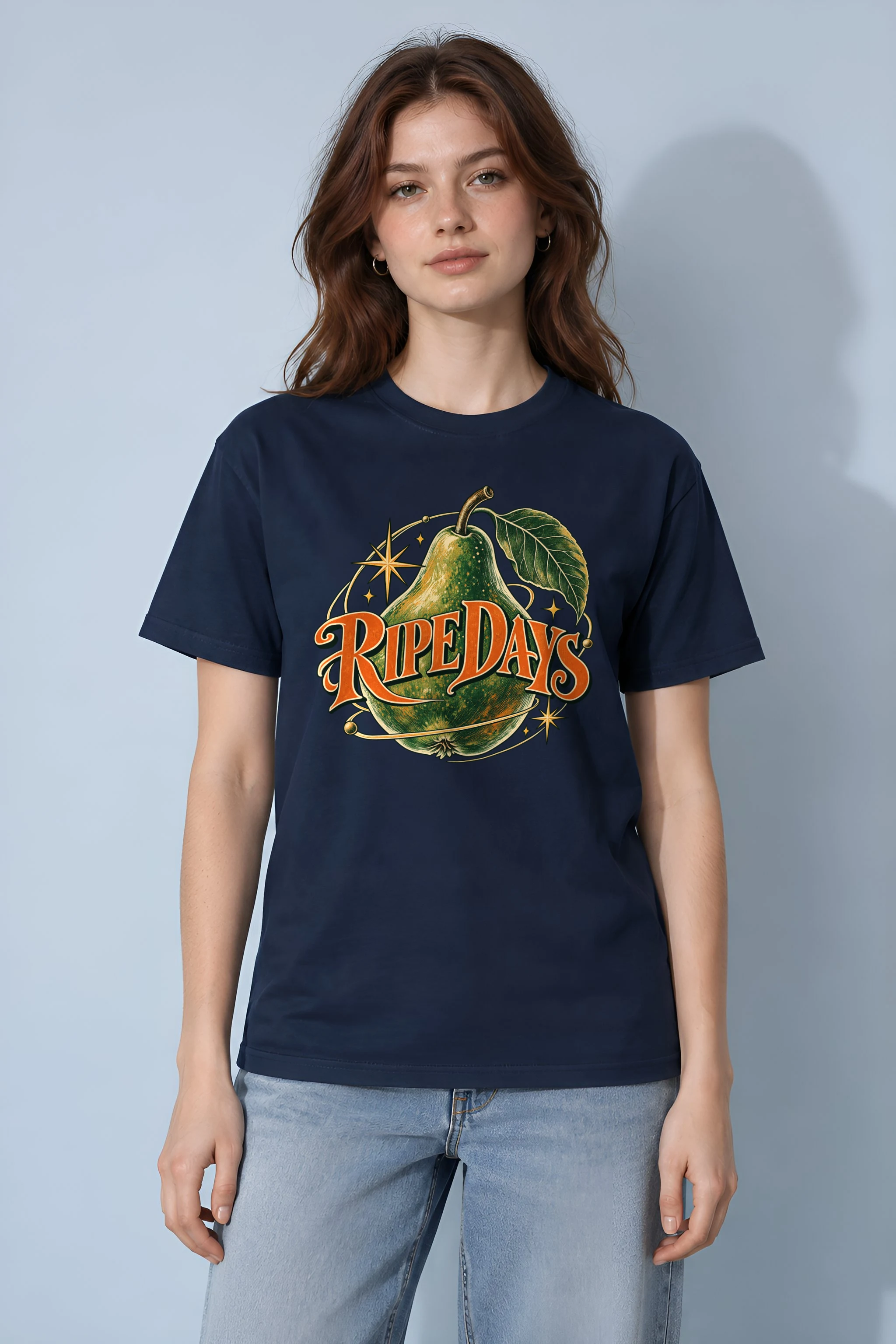 "Ripe Days" Heavyweight Unisex Crewneck T-shirt