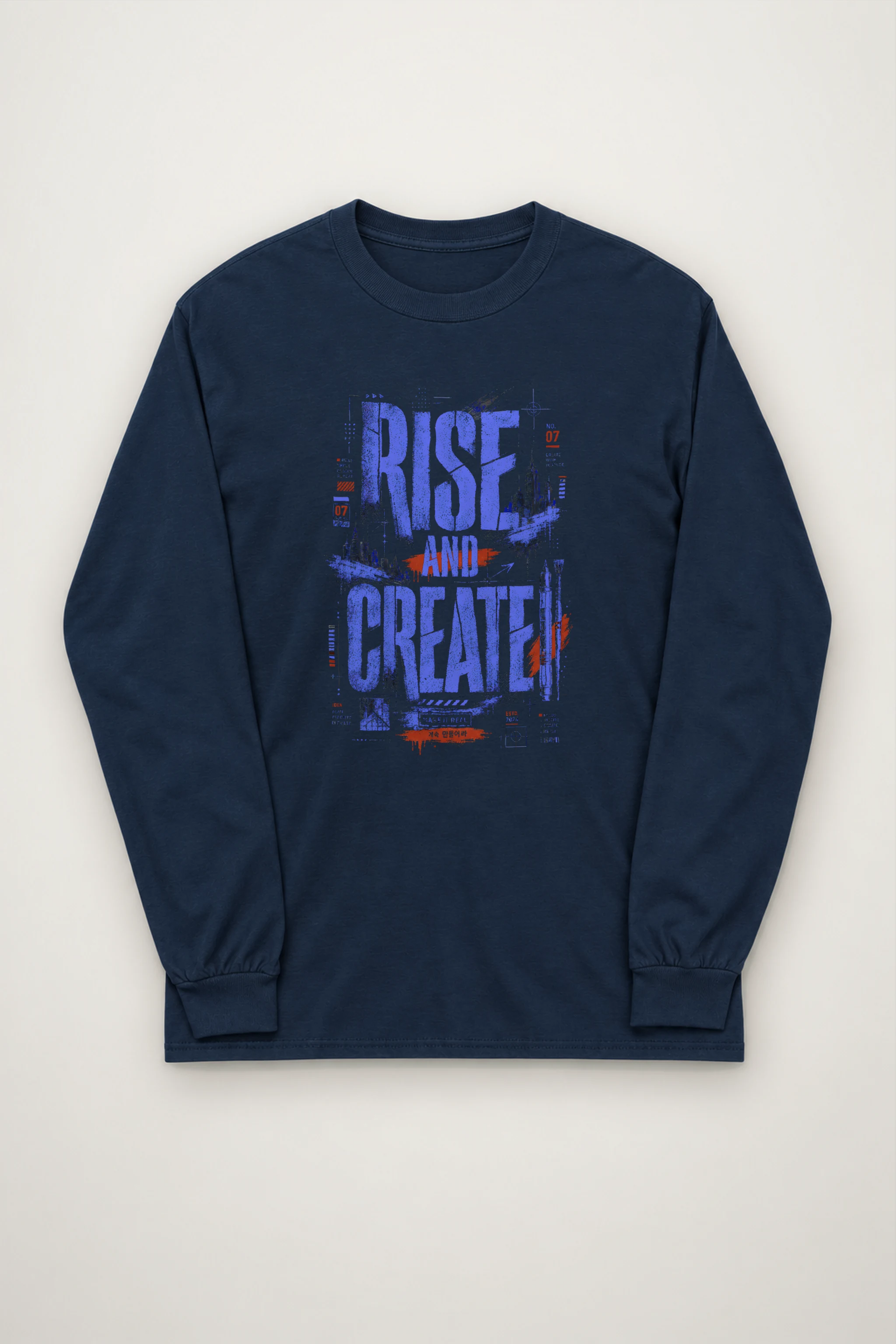 "Rise and Create" Unisex Longsleeve T-shirt