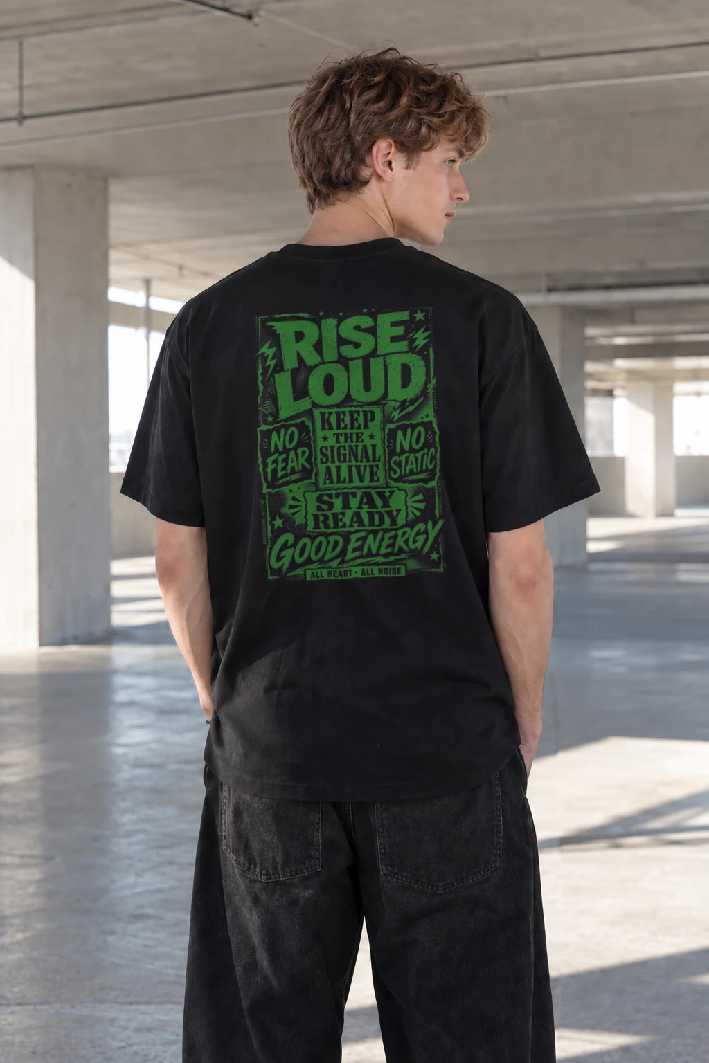“Rise Loud” Premium Unisex Crewneck T-shirt | Bella + Canvas 3001