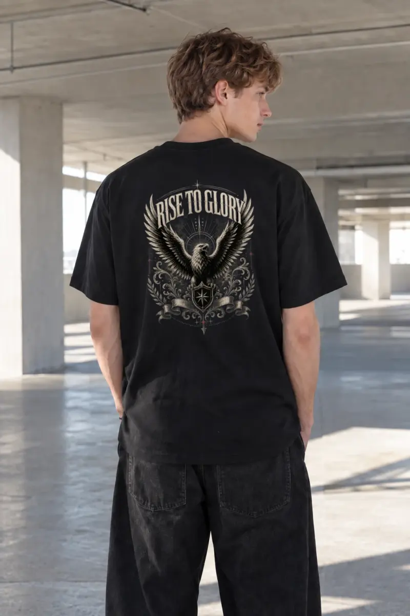 “Rise to Glory” Premium Unisex Crewneck T-shirt | Bella + Canvas 3001