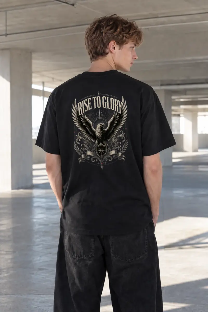 “Rise to Glory” Premium Unisex Crewneck T-shirt | Bella + Canvas 3001