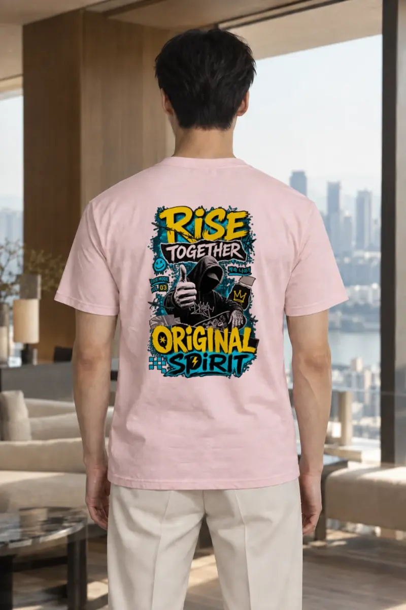 "Rise Together" Heavyweight Unisex Crewneck T-shirt | Gildan 5000