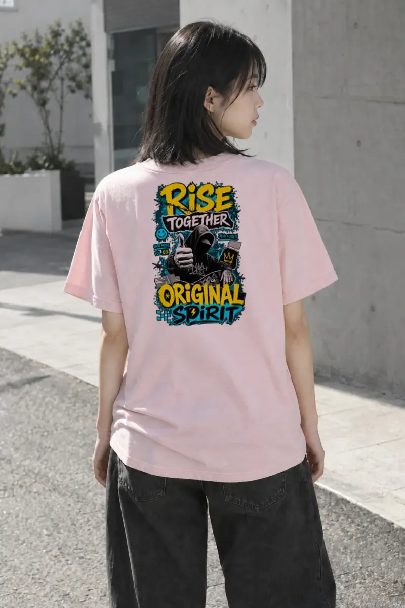 "Rise Together" Heavyweight Unisex Crewneck T-shirt | Gildan 5000