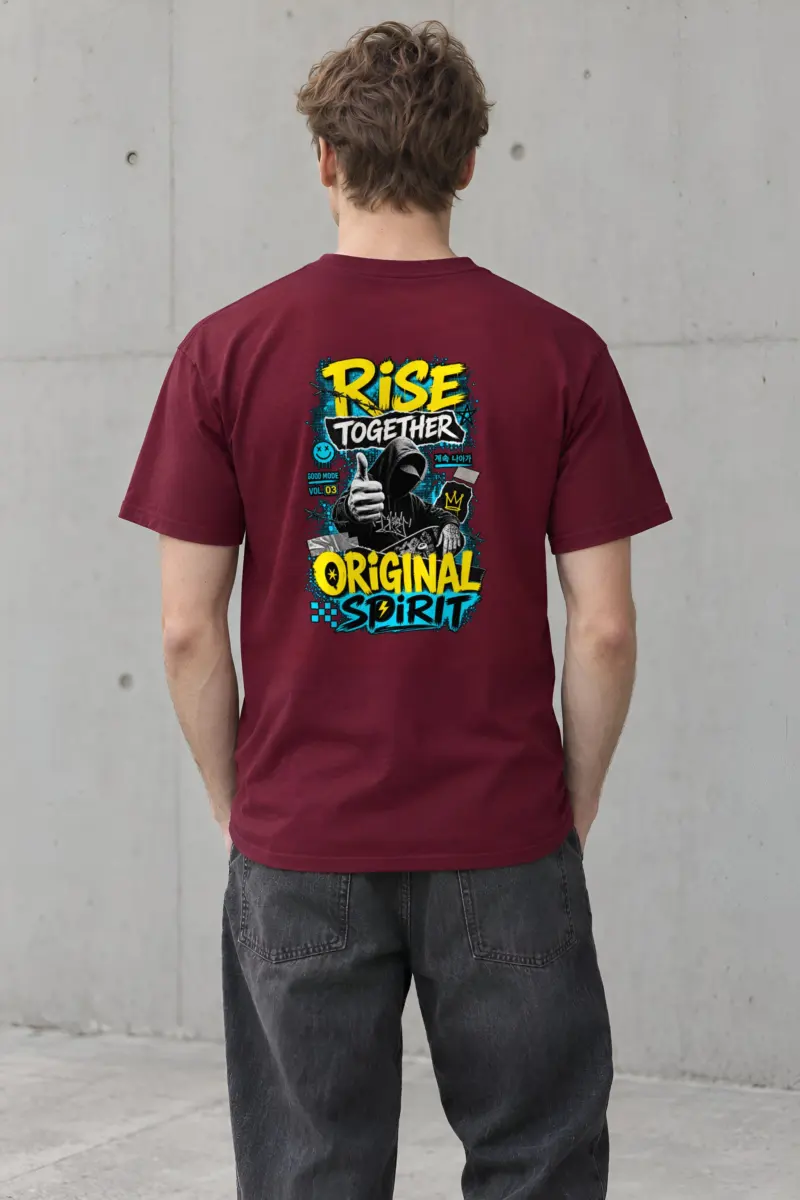 "Rise Together" Heavyweight Unisex Crewneck T-shirt