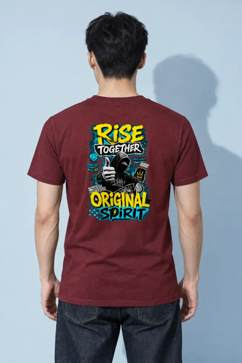 "Rise Together" Heavyweight Unisex Crewneck T-shirt