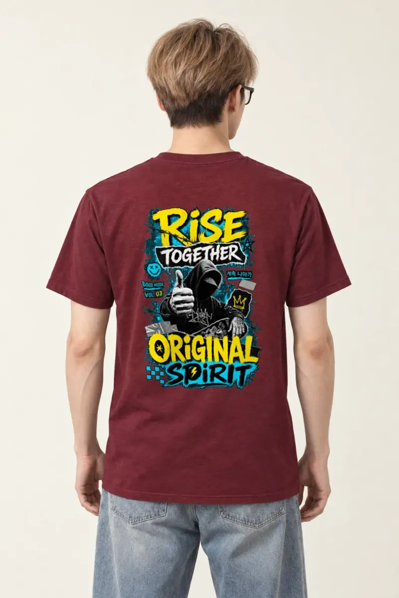 "Rise Together" Heavyweight Unisex Crewneck T-shirt