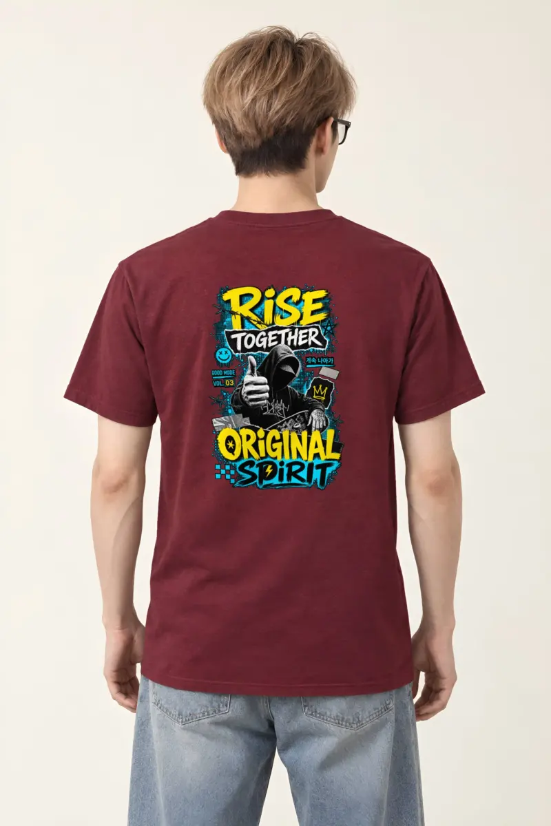 "Rise Together" Heavyweight Unisex Crewneck T-shirt