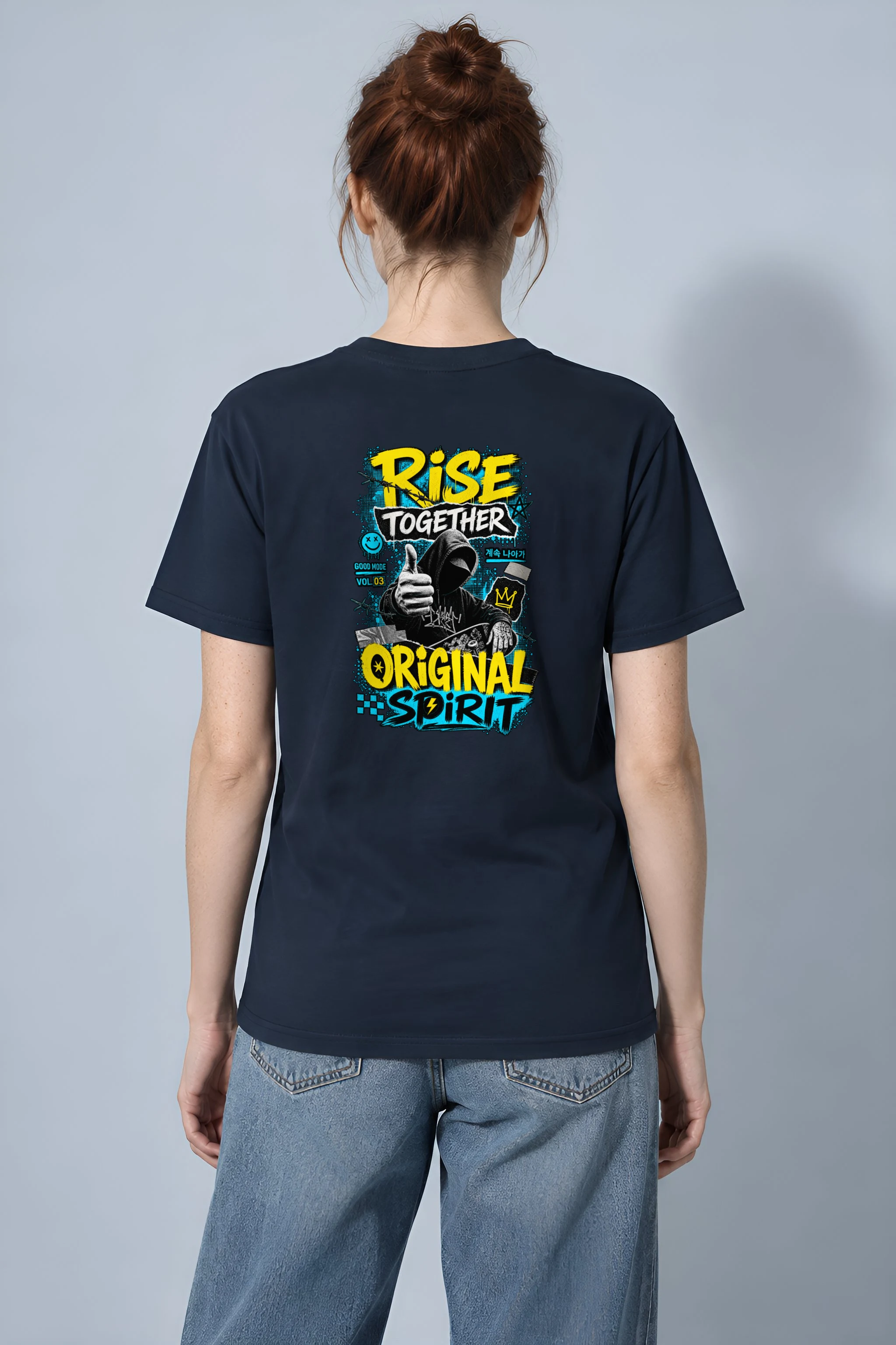 "Rise Together" Heavyweight Unisex Crewneck T-shirt