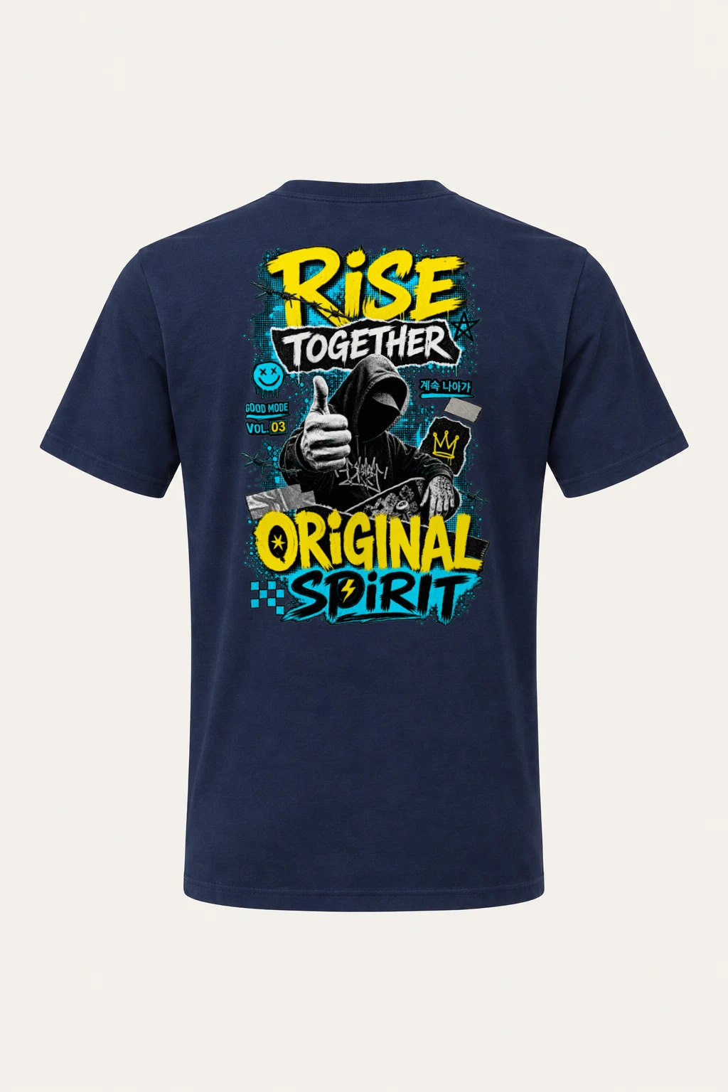 "Rise Together" Heavyweight Unisex Crewneck T-shirt