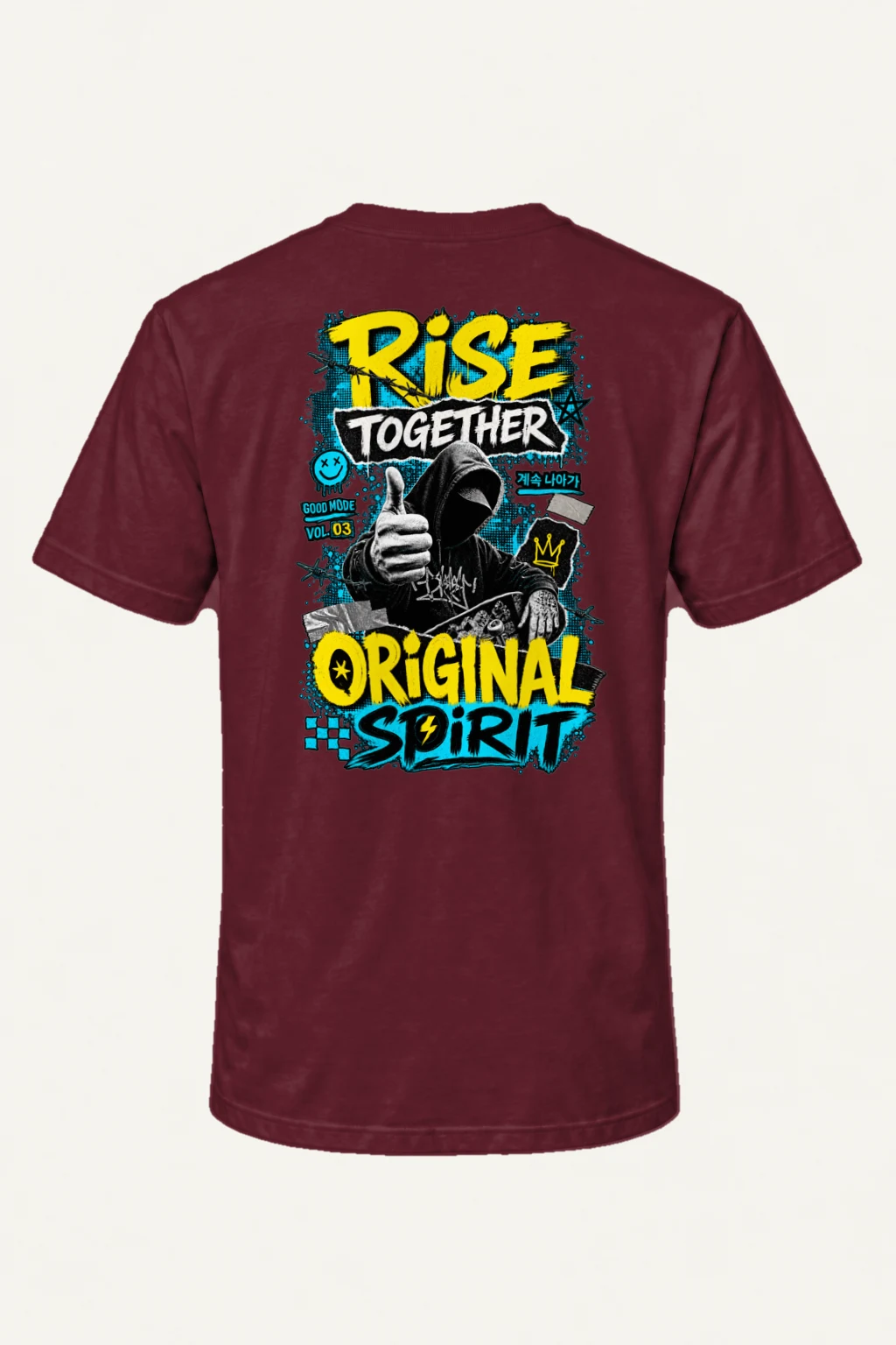 "Rise Together" Heavyweight Unisex Crewneck T-shirt