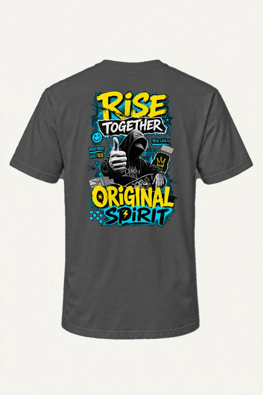 "Rise Together" Heavyweight Unisex Crewneck T-shirt