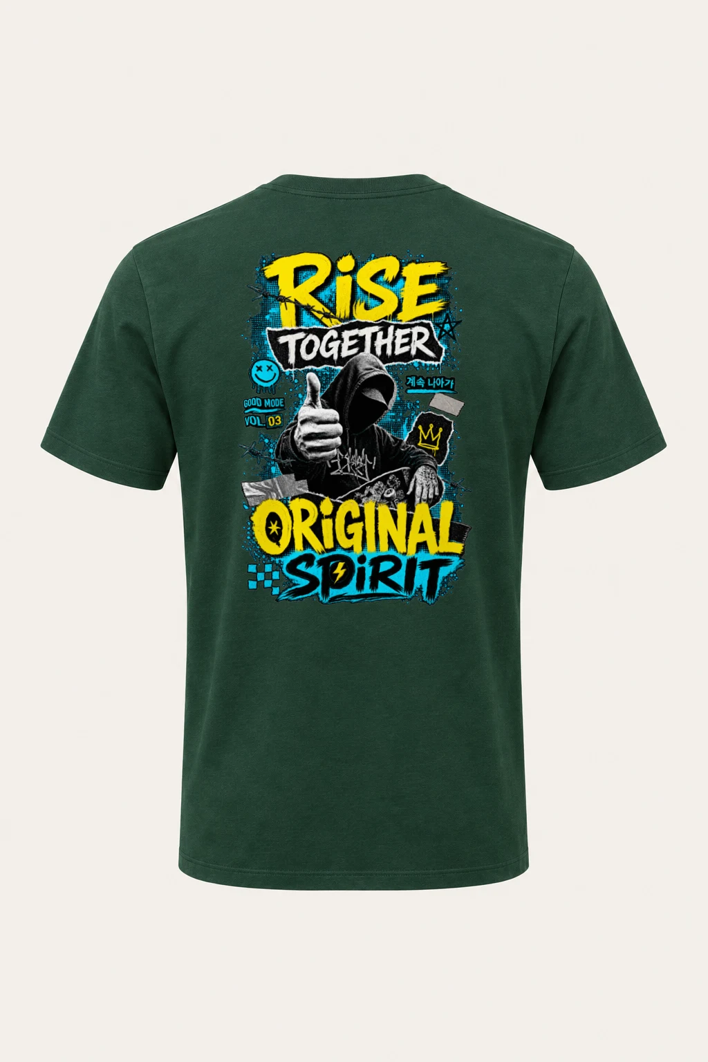 "Rise Together" Heavyweight Unisex Crewneck T-shirt