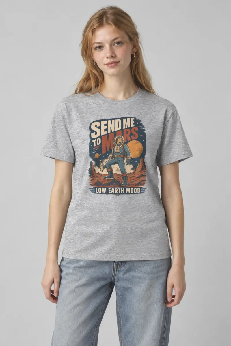 "Send me to mars" Heavyweight Unisex Crewneck T-shirt