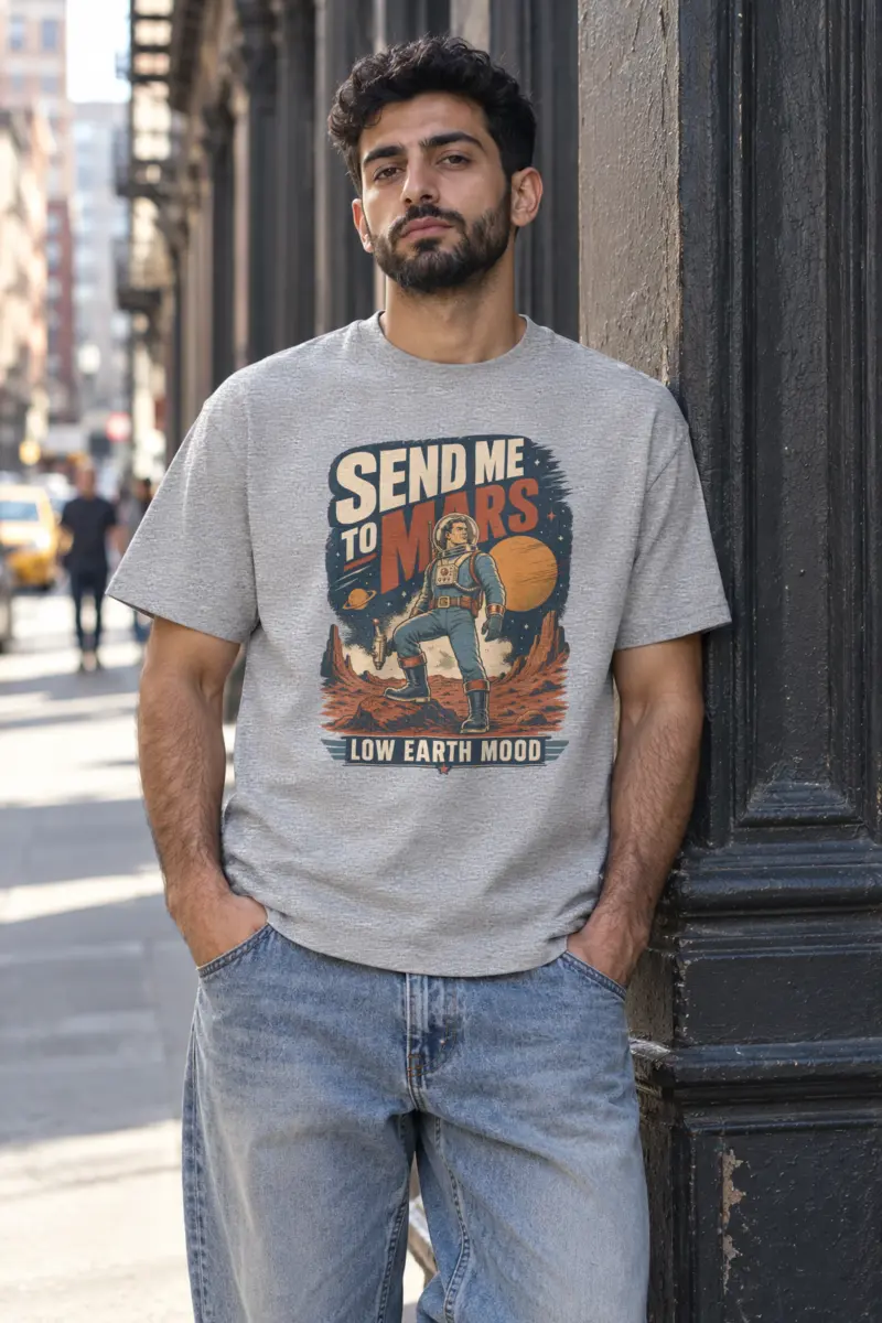 "Send me to mars" Heavyweight Unisex Crewneck T-shirt