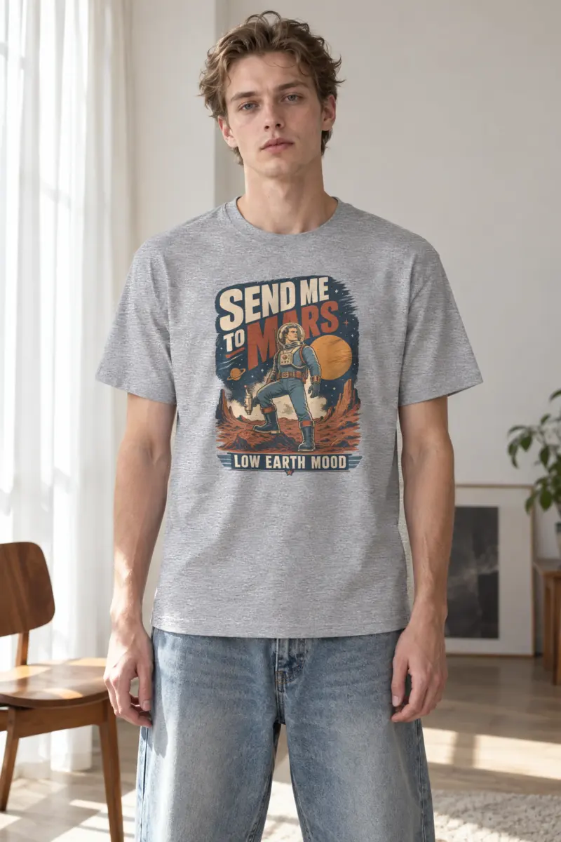 "Send me to mars" Heavyweight Unisex Crewneck T-shirt