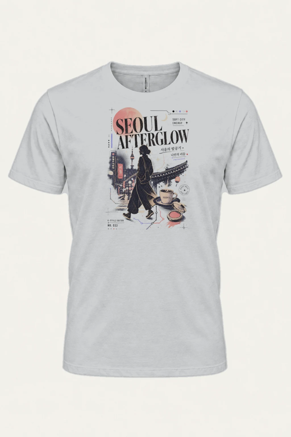 “Seoul afterglow” Premium Unisex Crewneck T-shirt | Bella + Canvas 3001