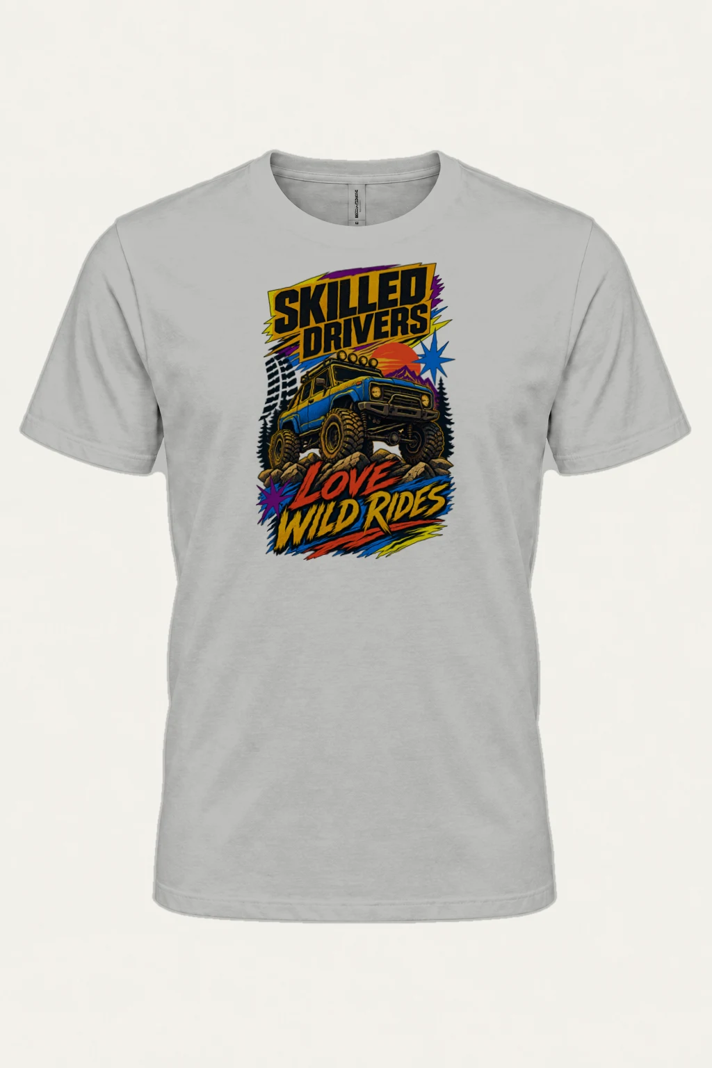 "Skilled Drivers" Heavyweight Unisex Crewneck T-shirt | Gildan 5000