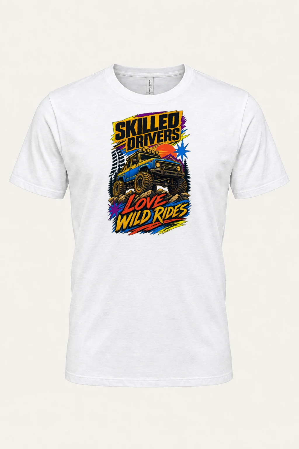 "Skilled Drivers" Heavyweight Unisex Crewneck T-shirt | Gildan 5000