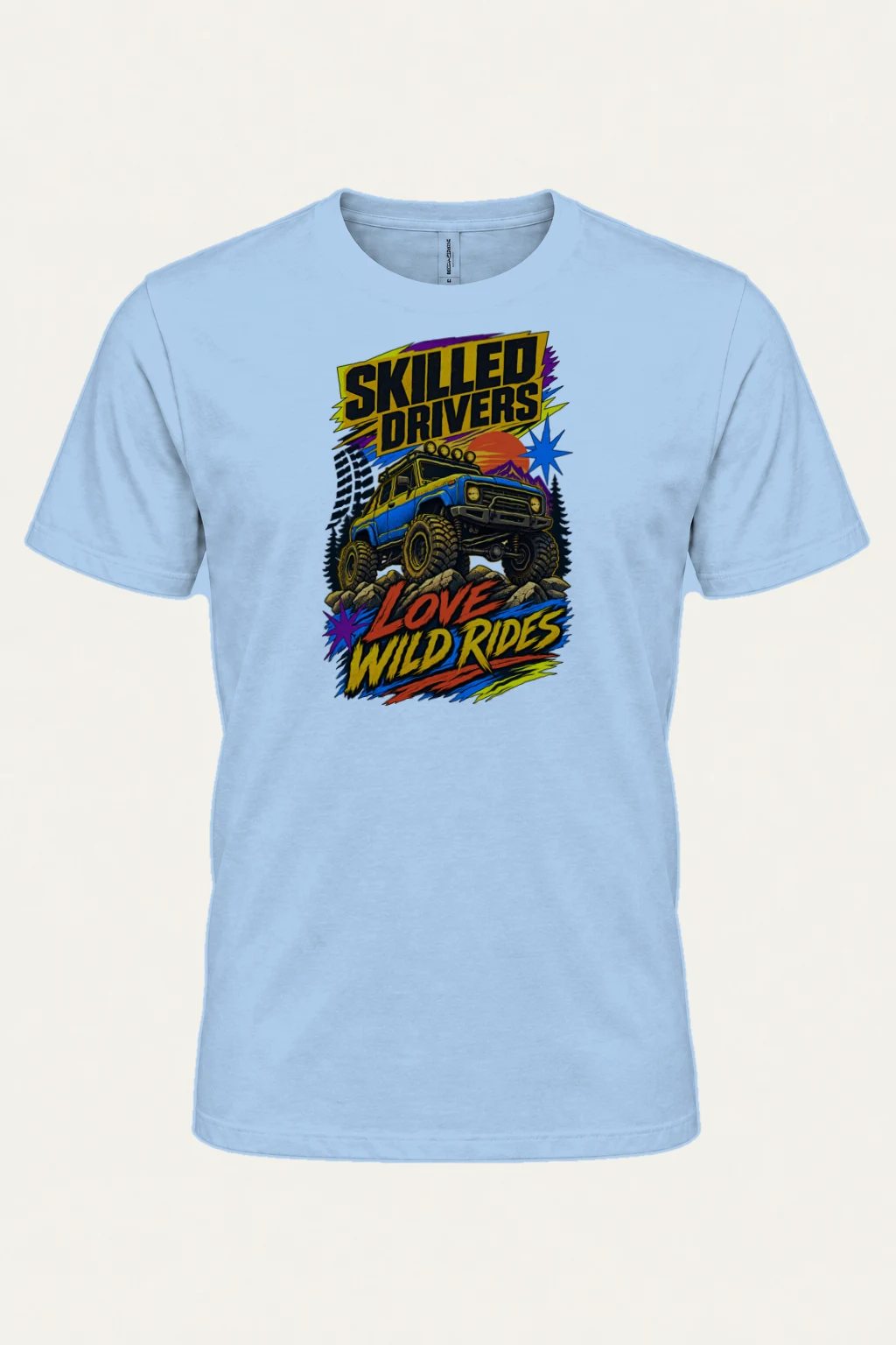 "Skilled Drivers" Heavyweight Unisex Crewneck T-shirt | Gildan 5000