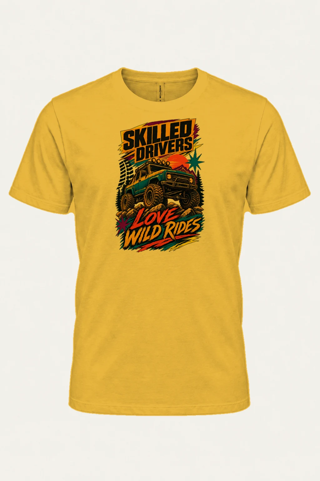 "Skilled Drivers" Heavyweight Unisex Crewneck T-shirt | Gildan 5000