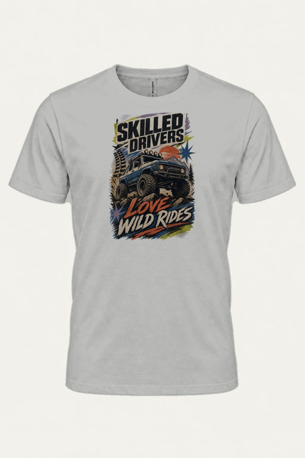 “Skilled drivers” Heavyweight Unisex Crewneck T-shirt | Gildan 5000