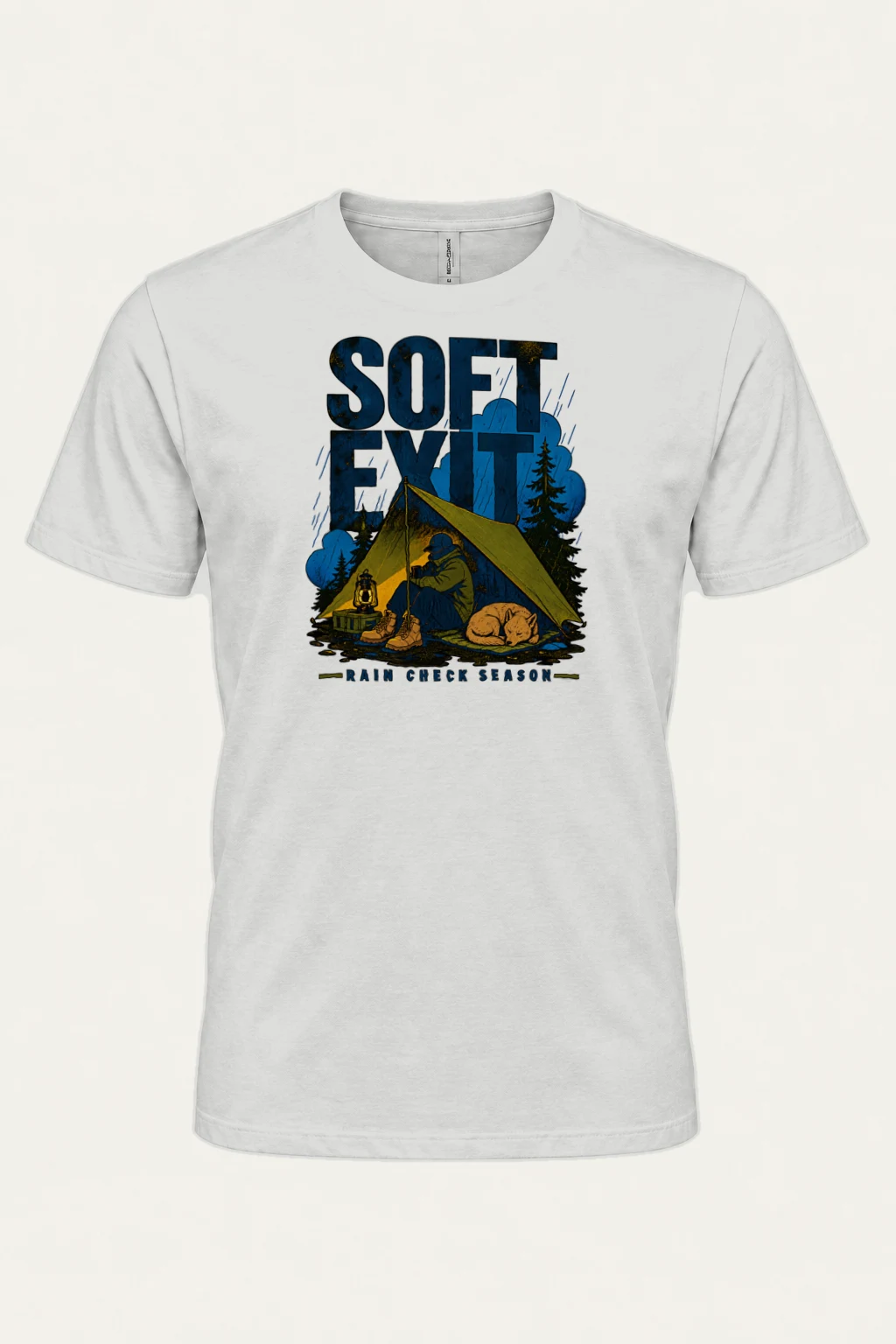 "Soft Exit" Heavyweight Unisex Crewneck T-shirt | Gildan 5000