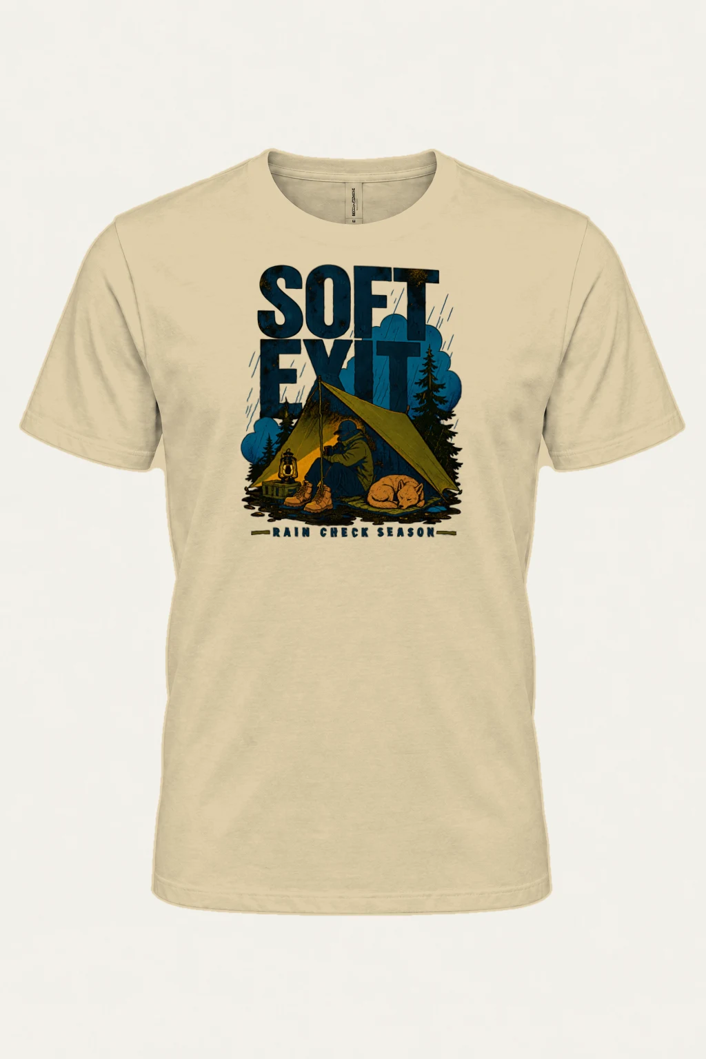 "Soft Exit" Heavyweight Unisex Crewneck T-shirt | Gildan 5000