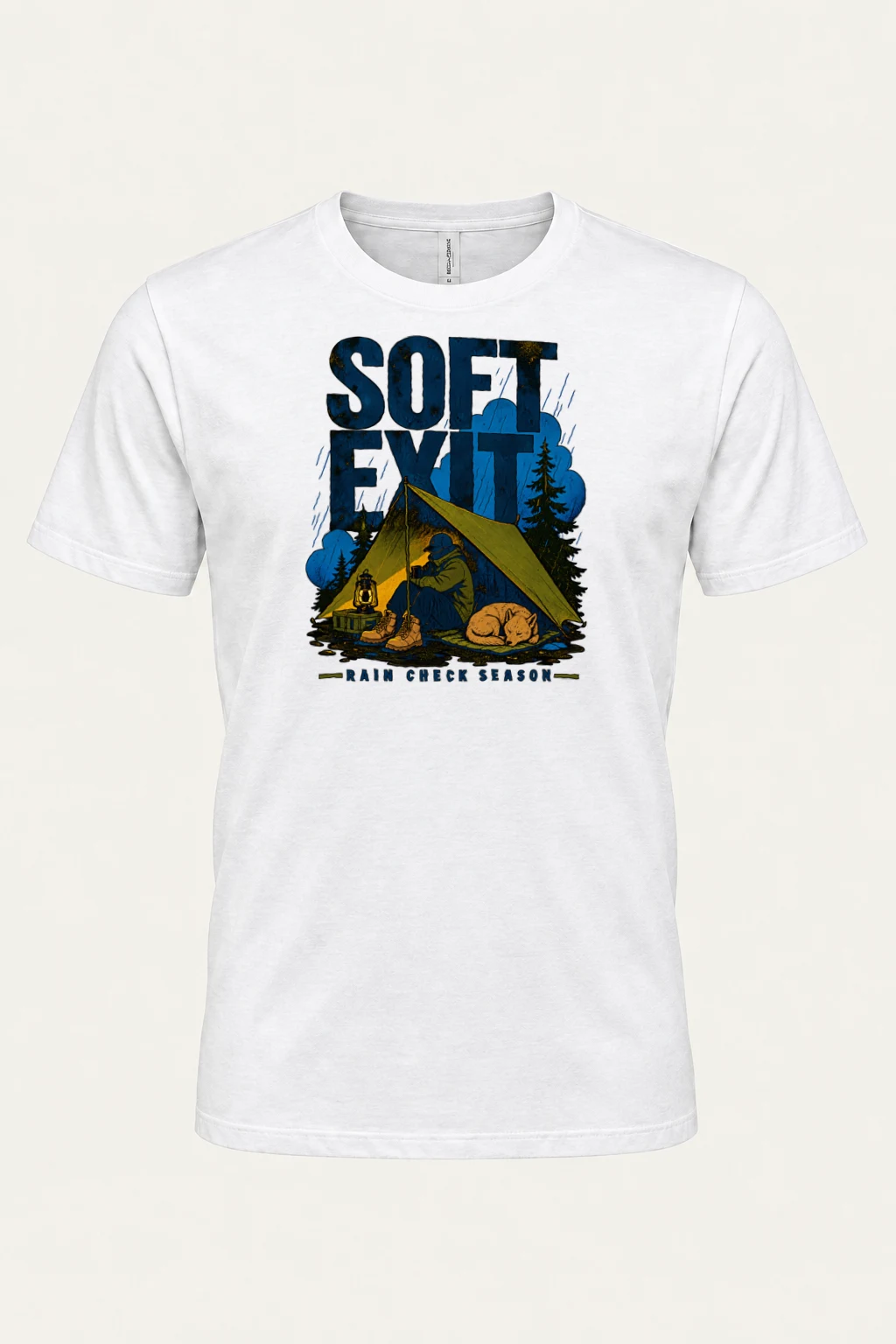 "Soft Exit" Heavyweight Unisex Crewneck T-shirt | Gildan 5000