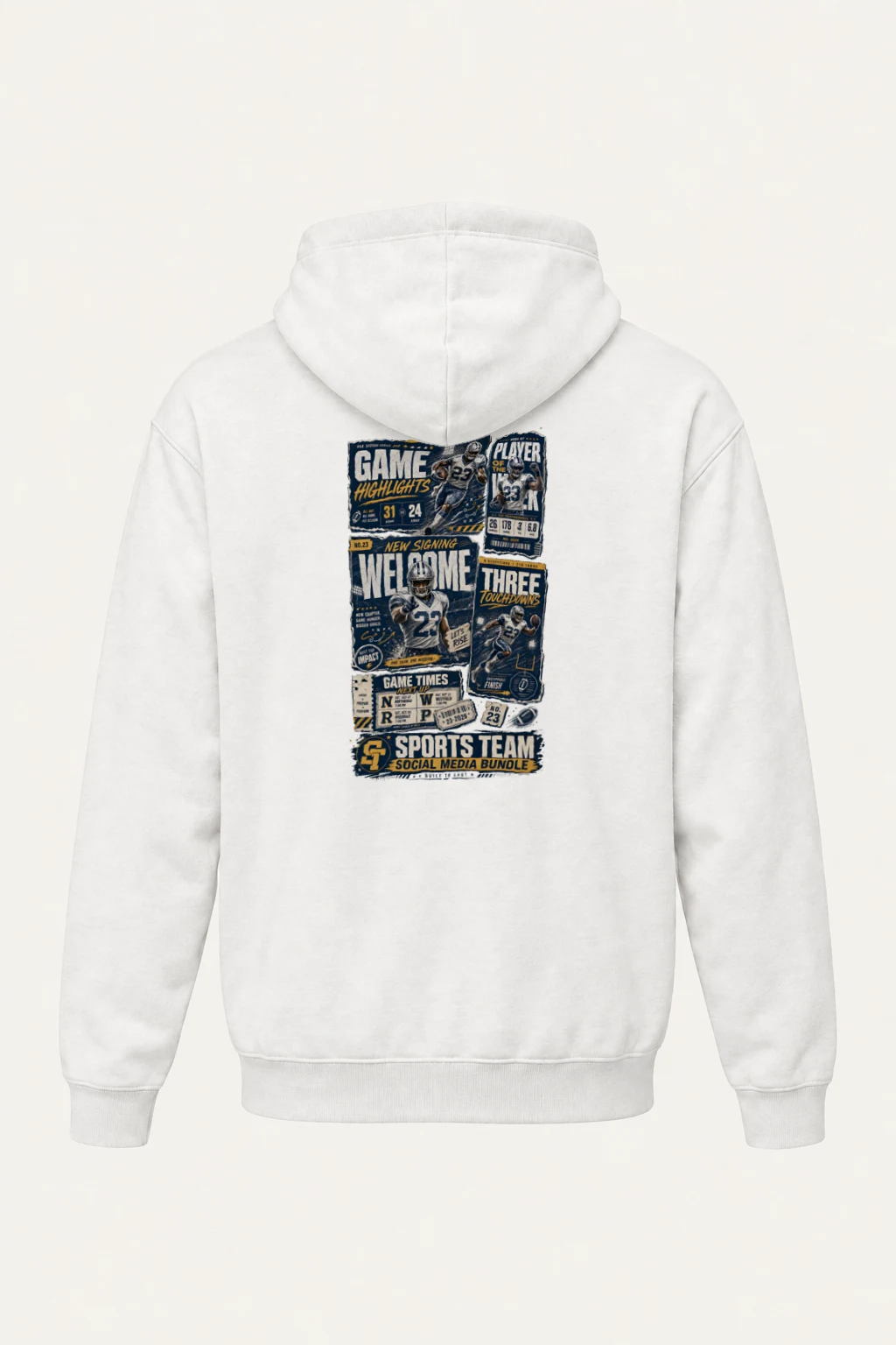 “Sports team” Heavy Blend Unisex Pullover Hoodie | Gildan 18500
