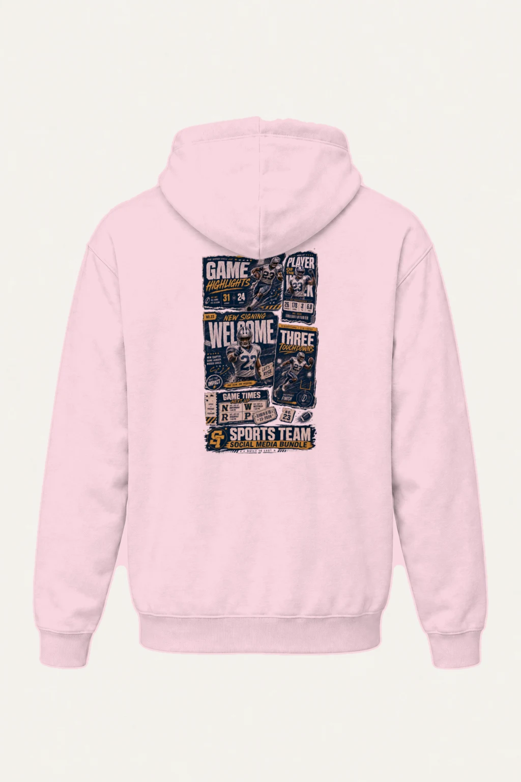 “Sports team” Heavy Blend Unisex Pullover Hoodie | Gildan 18500