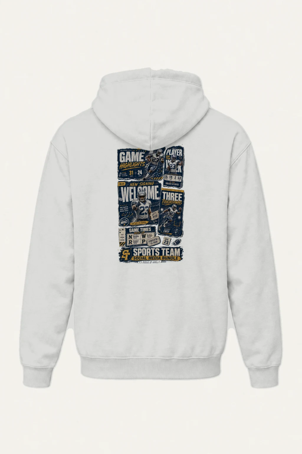 “Sports team” Heavy Blend Unisex Pullover Hoodie | Gildan 18500