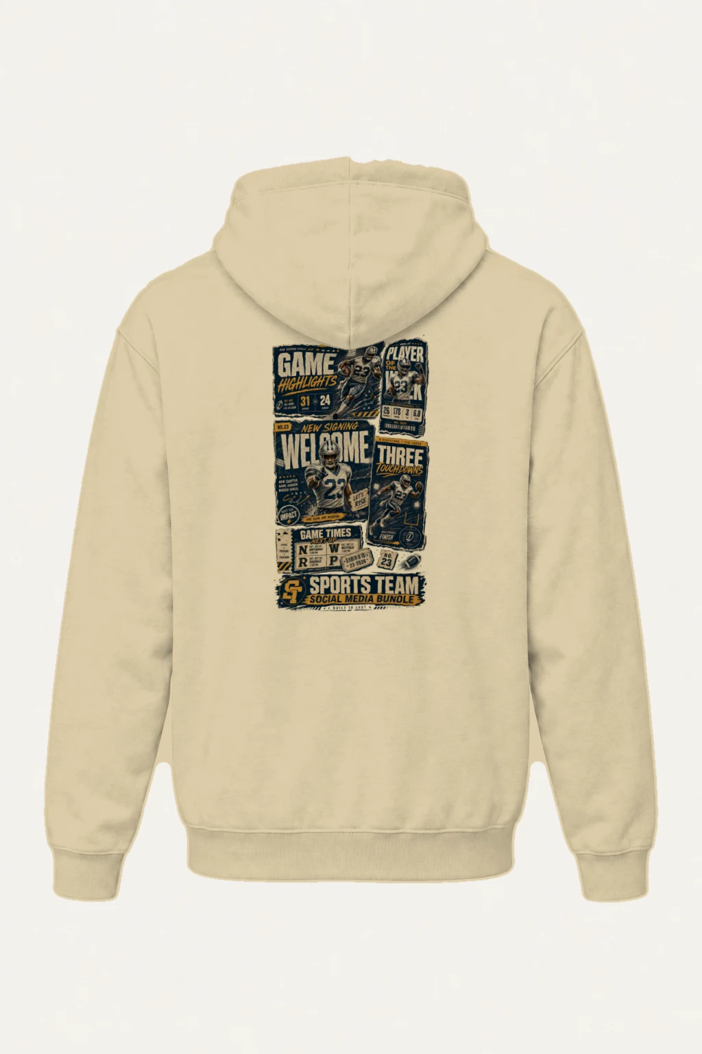 “Sports team” Heavy Blend Unisex Pullover Hoodie | Gildan 18500