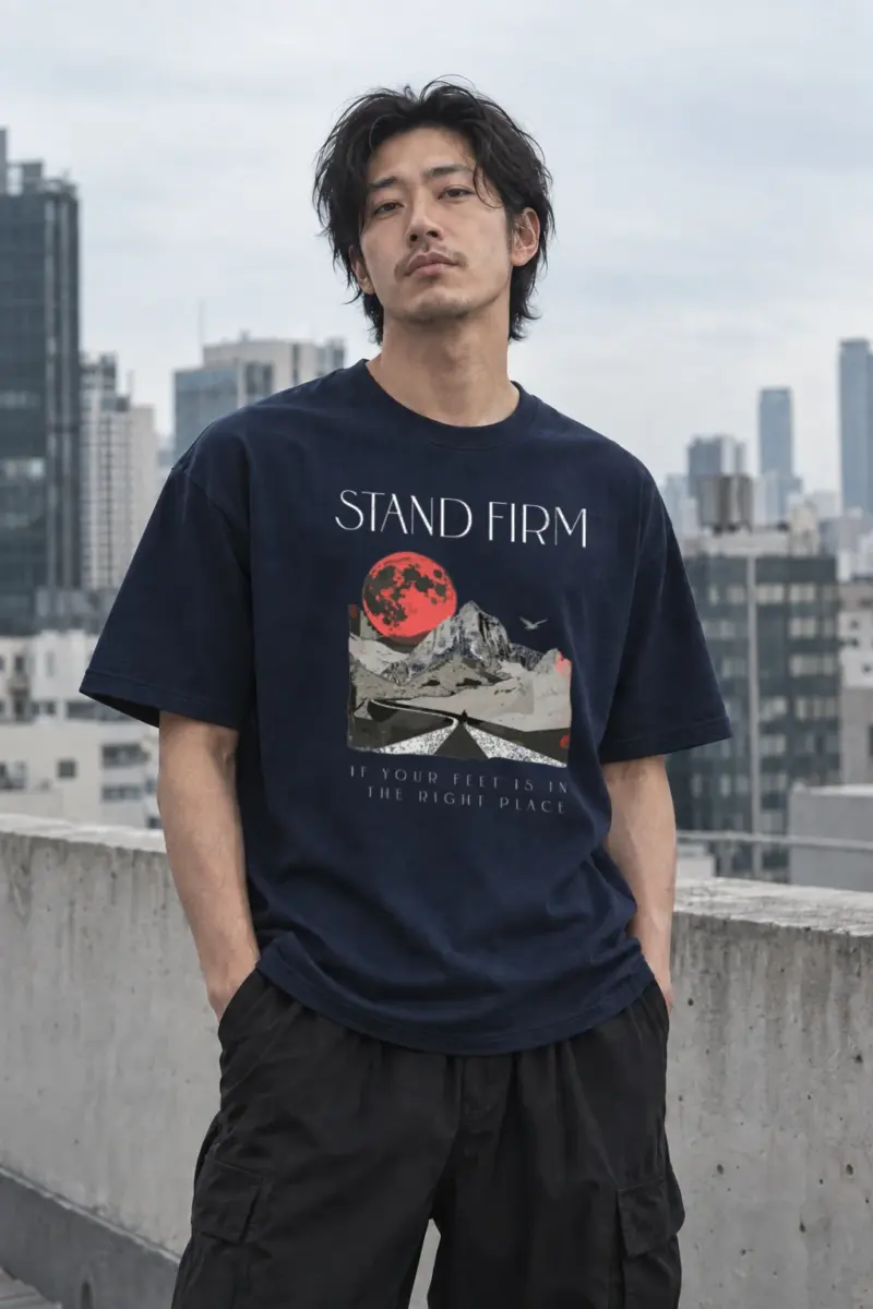 "Stand Firm" Heavyweight Unisex Crewneck T-shirt | Gildan® 5000