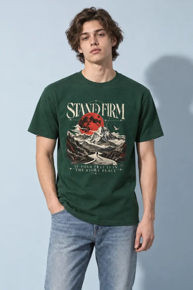 "Stand Firm" Heavyweight Unisex Crewneck T-shirt