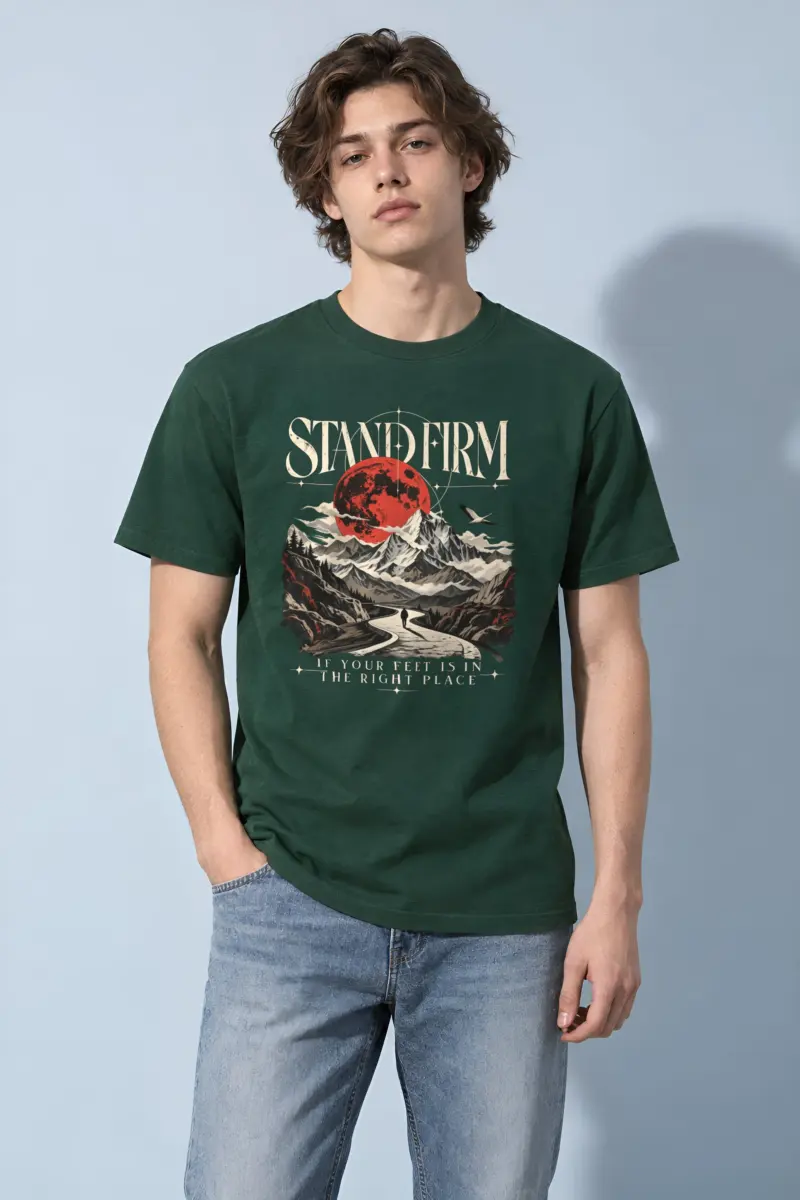 "Stand Firm" Heavyweight Unisex Crewneck T-shirt