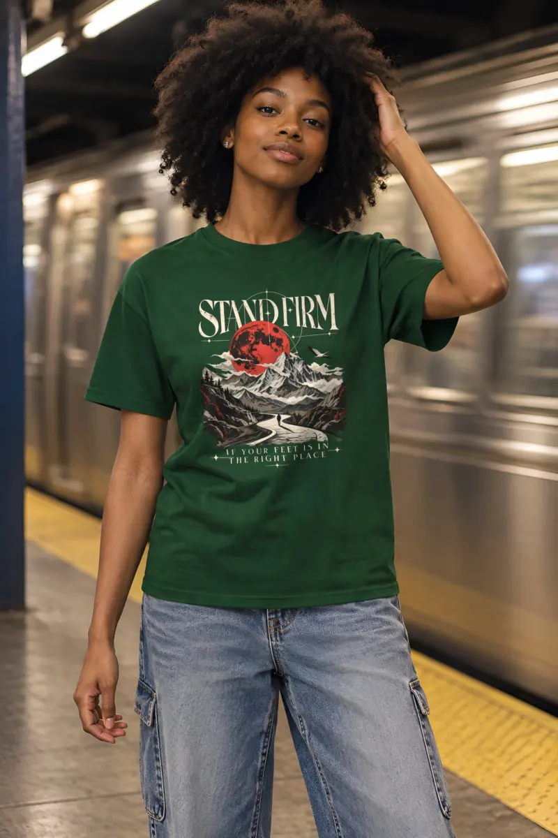 "Stand Firm" Heavyweight Unisex Crewneck T-shirt