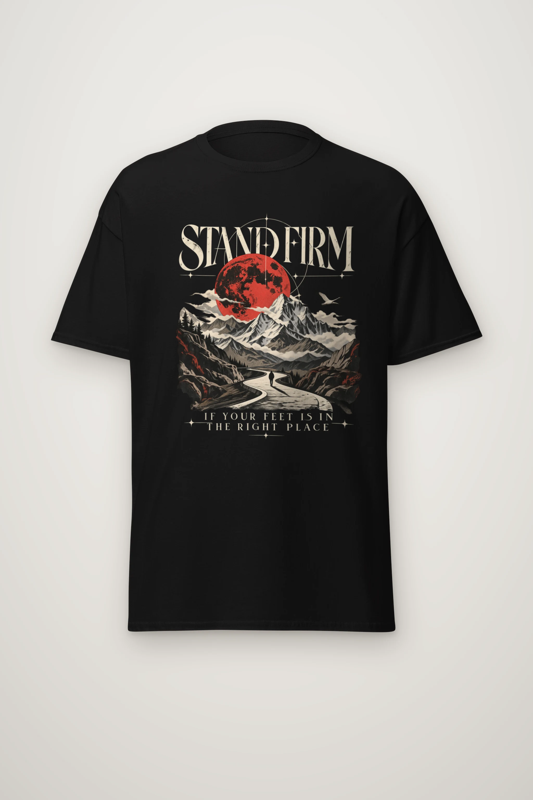 "Stand Firm" Heavyweight Unisex Crewneck T-shirt