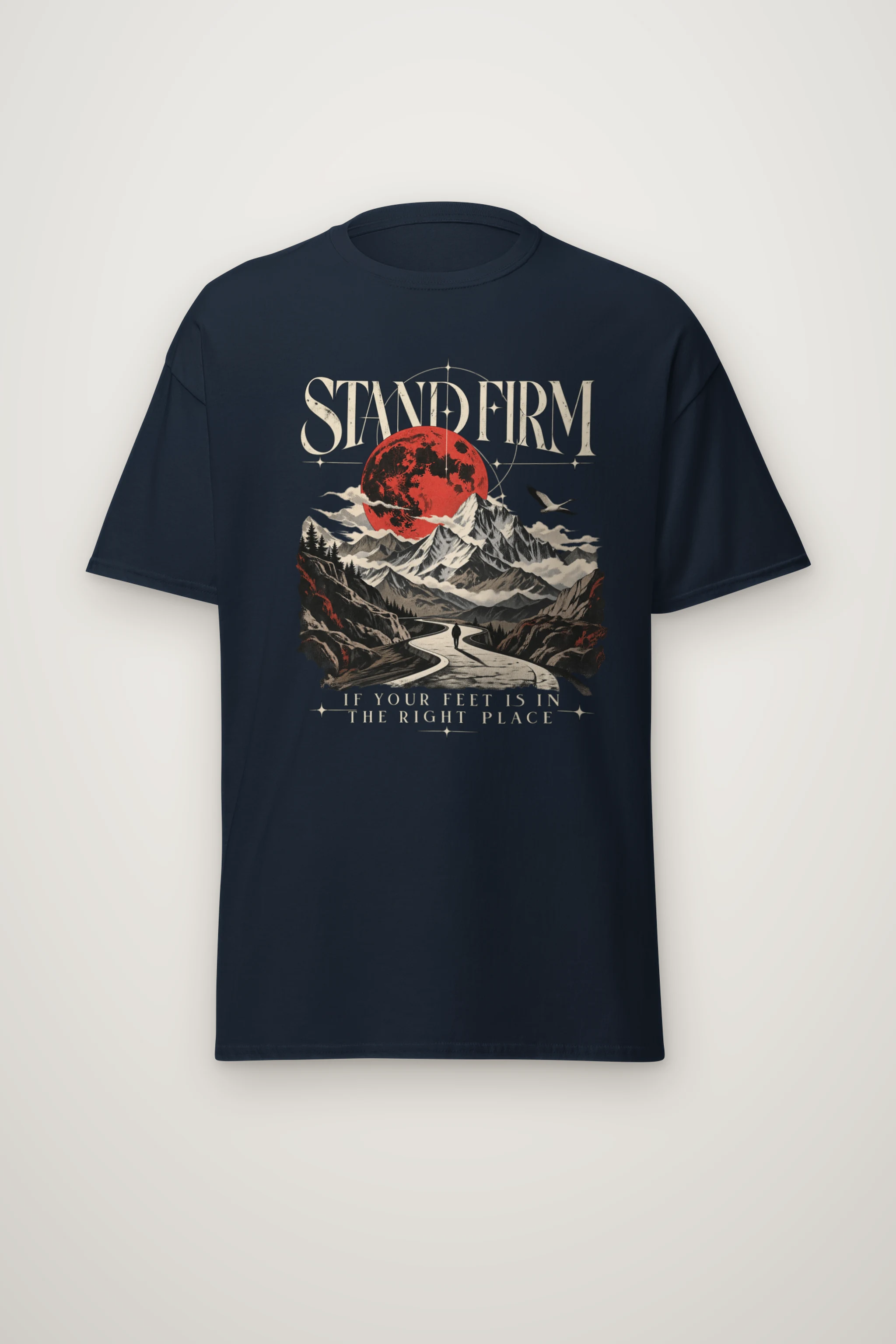 "Stand Firm" Heavyweight Unisex Crewneck T-shirt