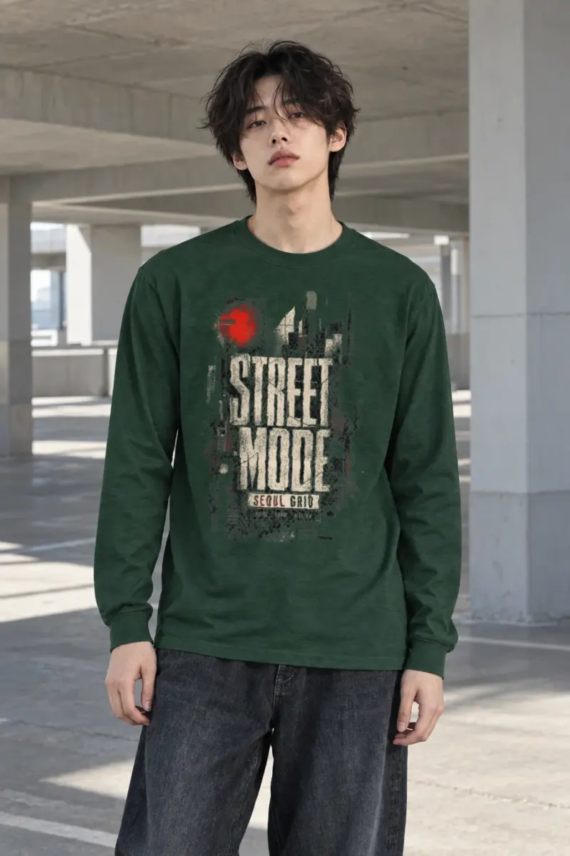 "Street Mode Seoul" Unisex Longsleeve T-shirt