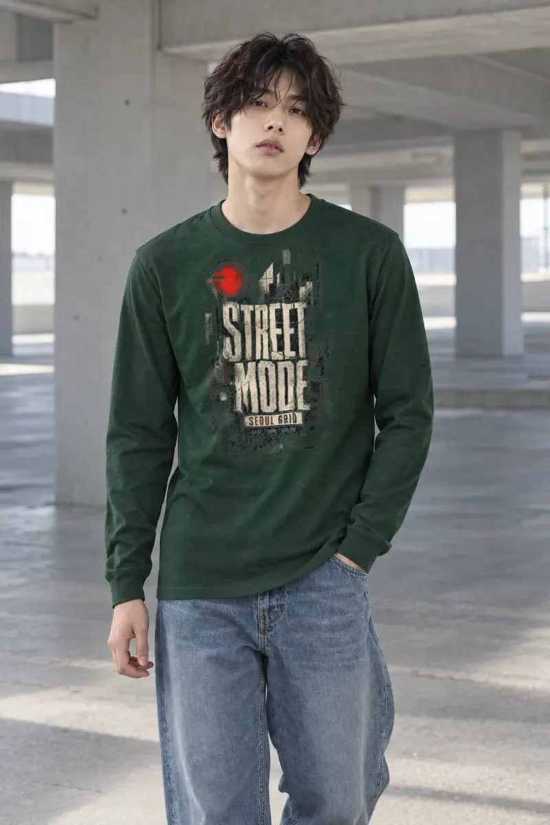 "Street Mode Seoul" Unisex Longsleeve T-shirt