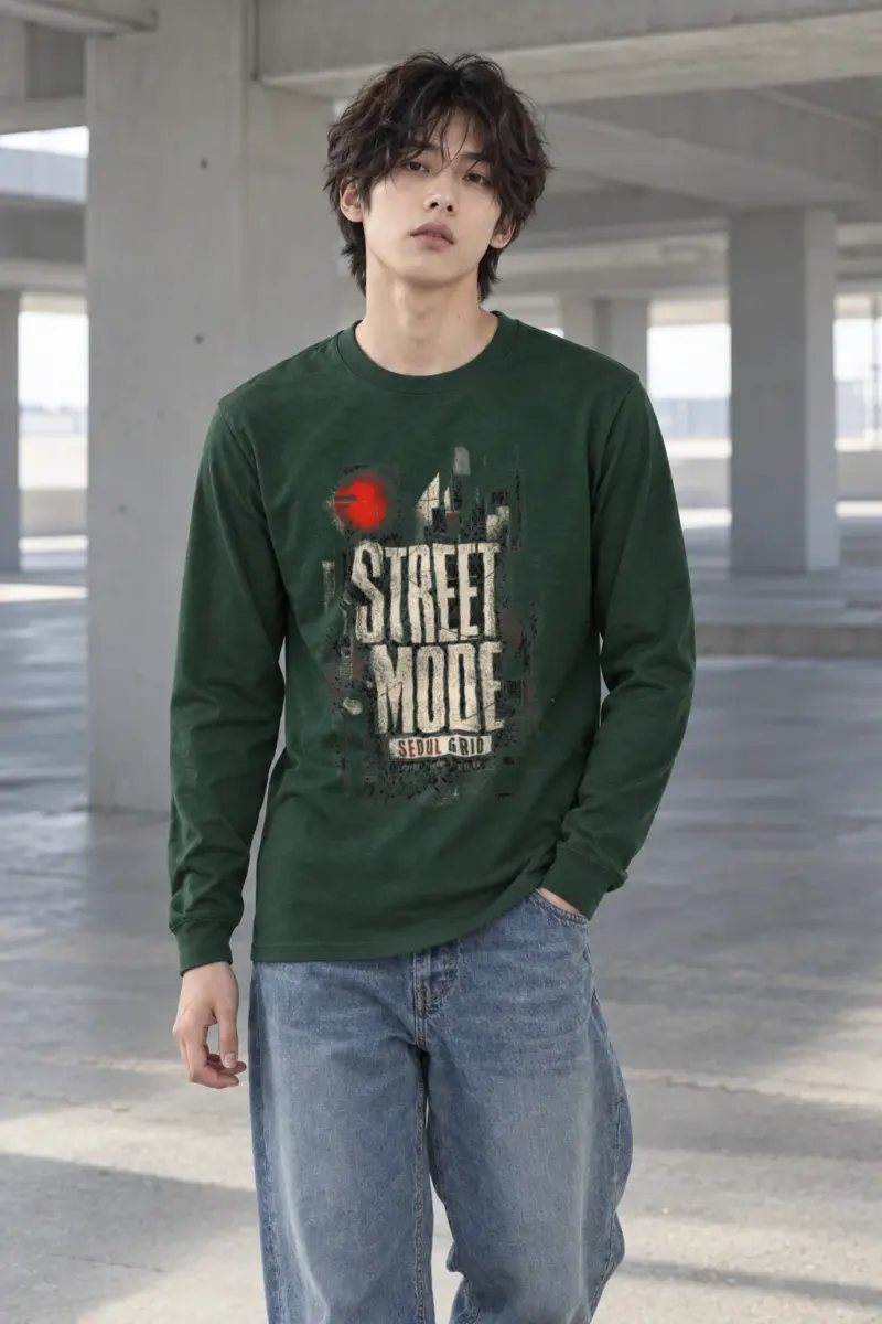 "Street Mode Seoul" Unisex Longsleeve T-shirt