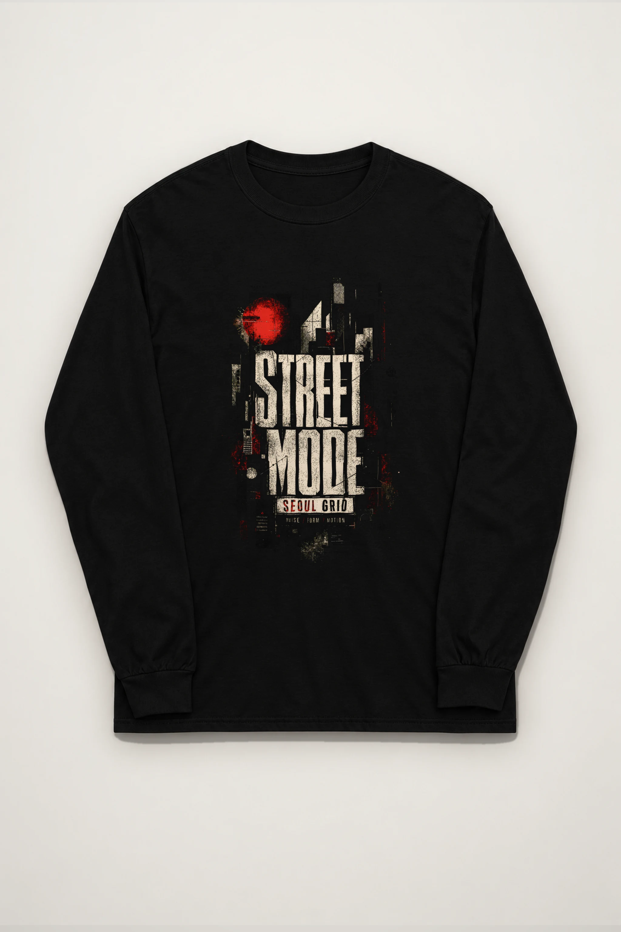 "Street Mode Seoul" Unisex Longsleeve T-shirt