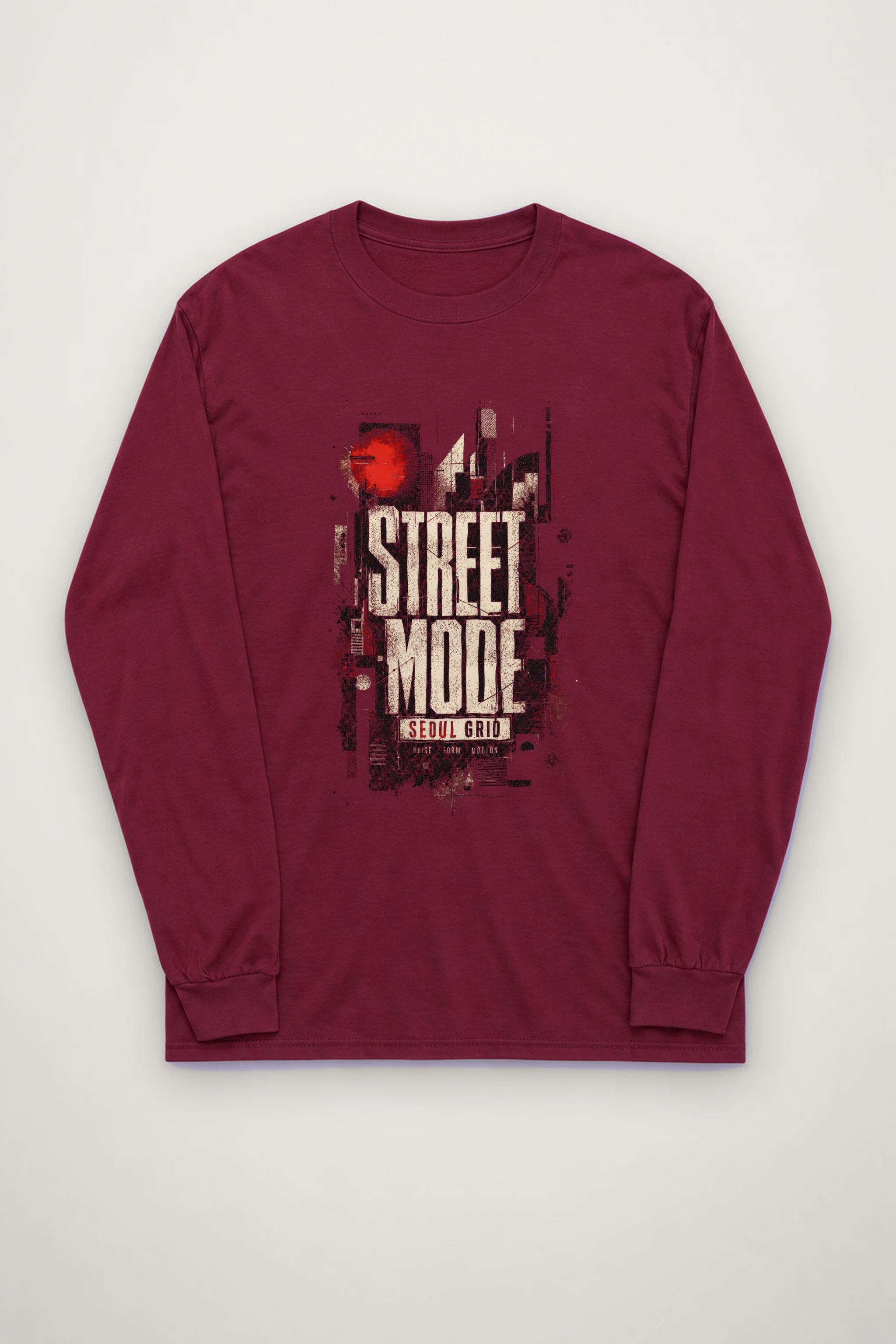 "Street Mode Seoul" Unisex Longsleeve T-shirt