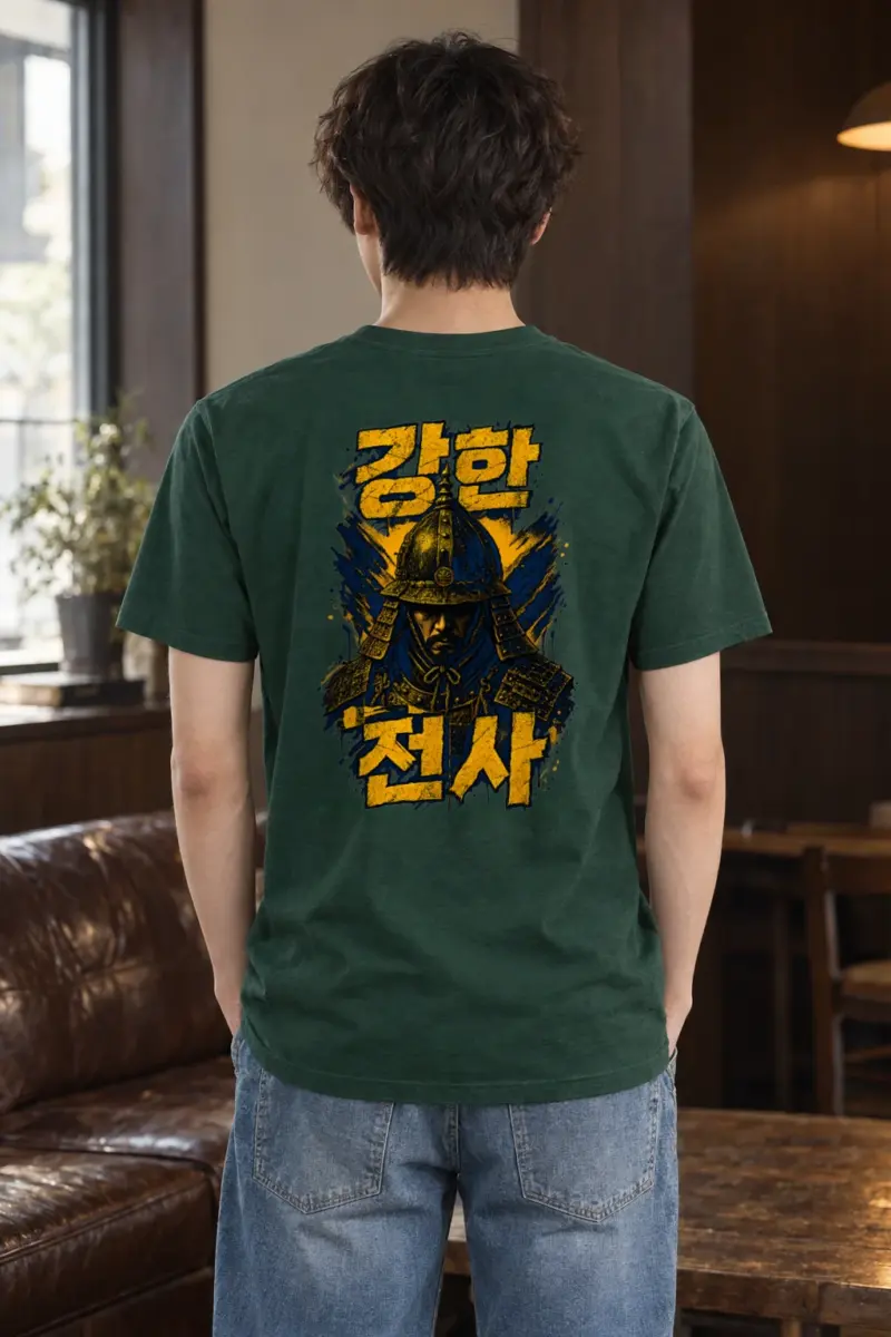"Strong Warrior" Heavyweight Unisex Crewneck T-shirt | Gildan 5000