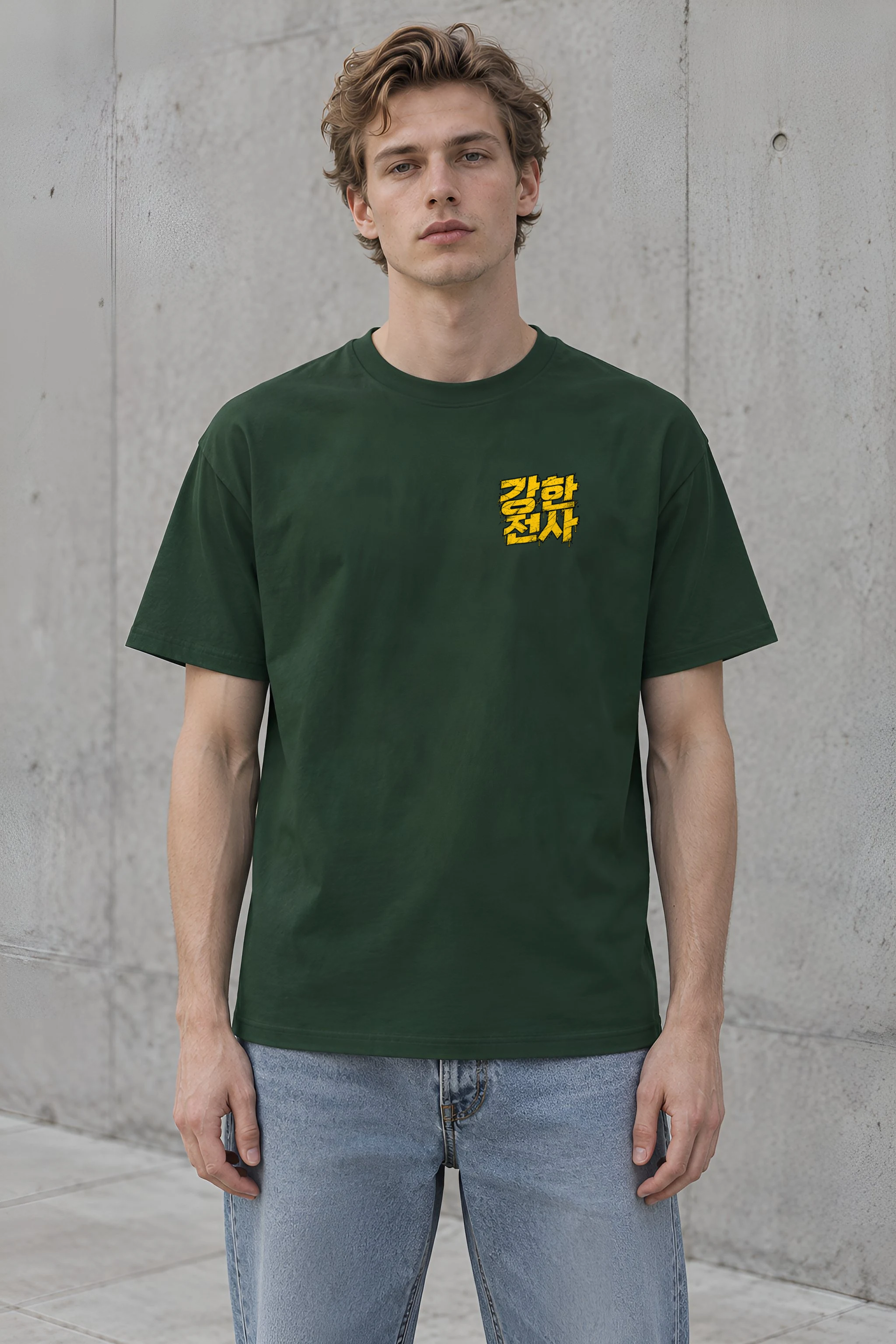 "Strong Warrior" Heavyweight Unisex Crewneck T-shirt