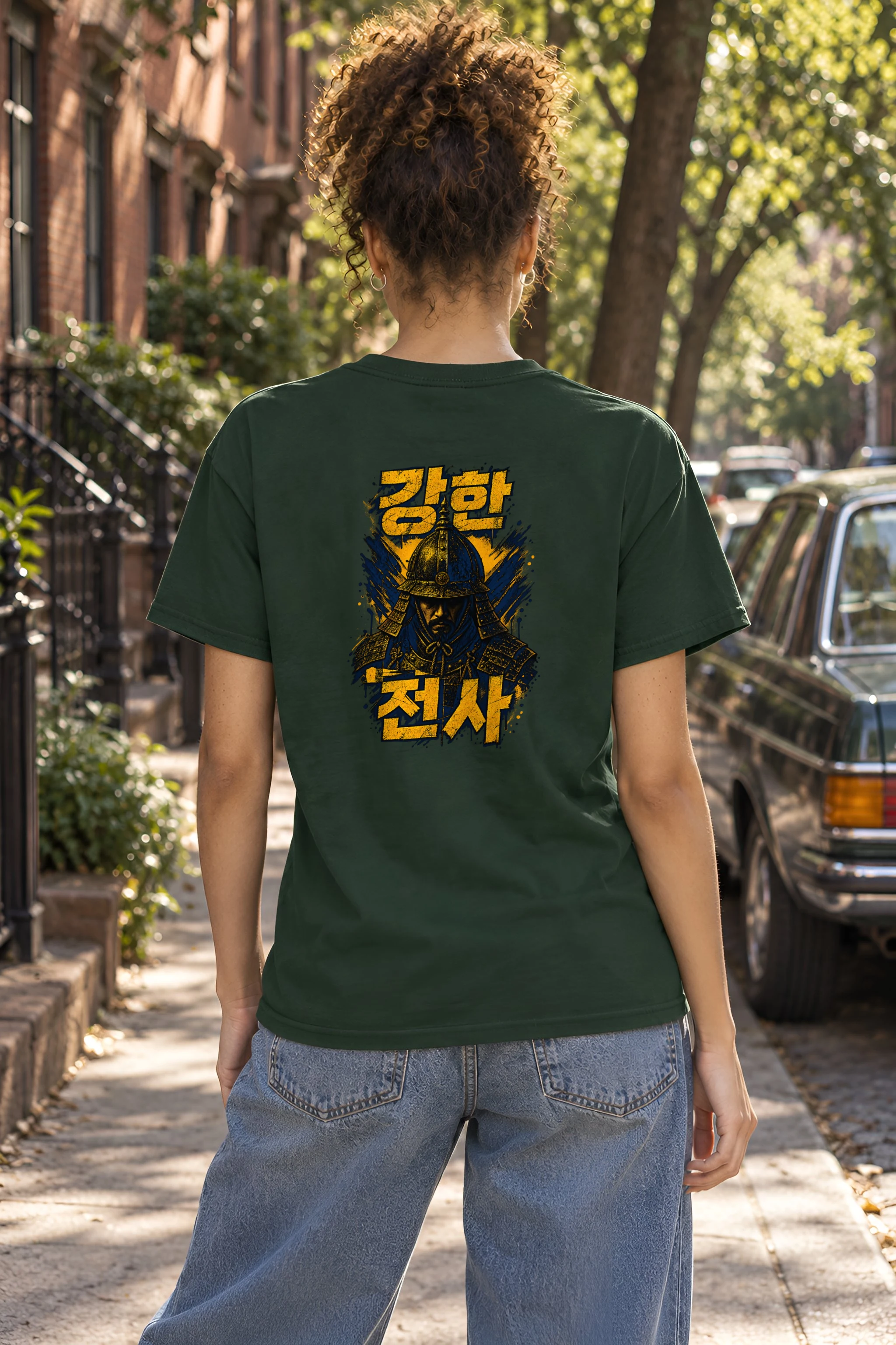 "Strong Warrior" Heavyweight Unisex Crewneck T-shirt