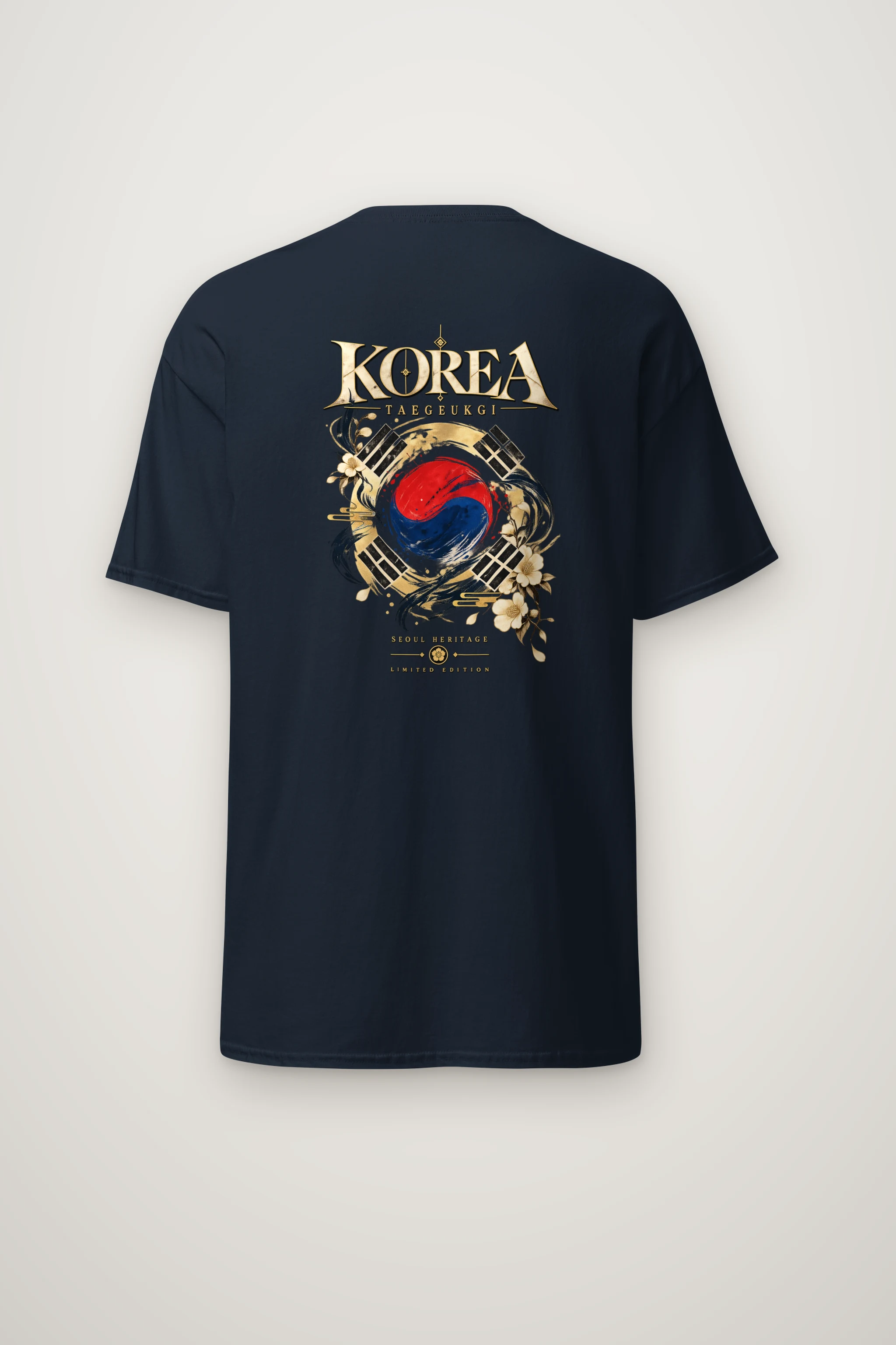 "Taegukgi Seoul Heritage" Heavyweight Unisex Crewneck T-shirt