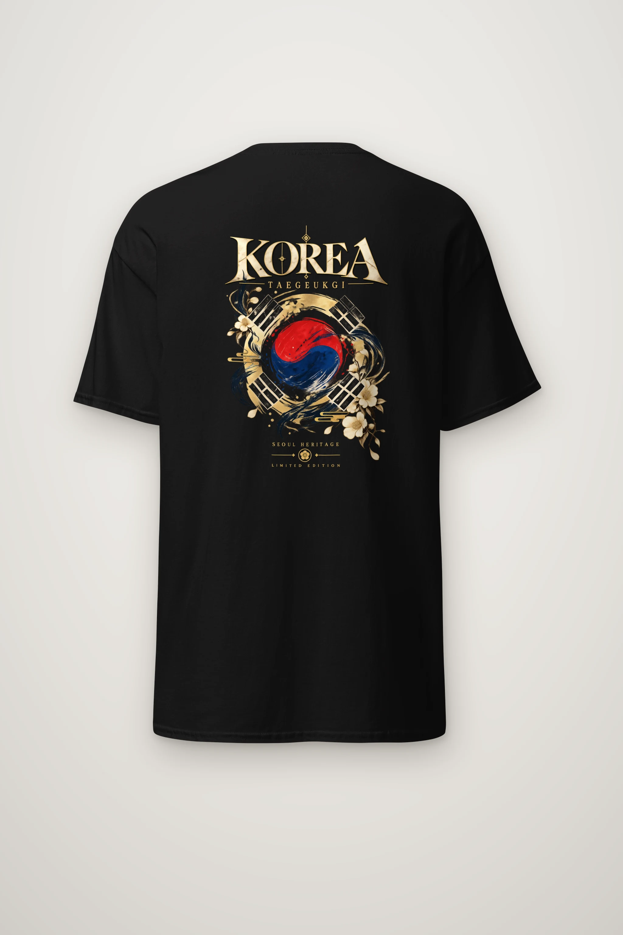 "Taegukgi Seoul Heritage" Heavyweight Unisex Crewneck T-shirt