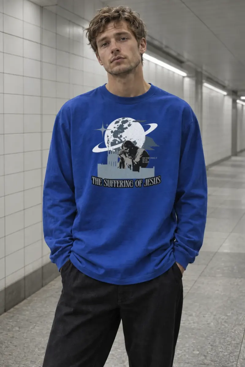 "The Suffering of Jesus" Premium Unisex Longsleeve T-shirt